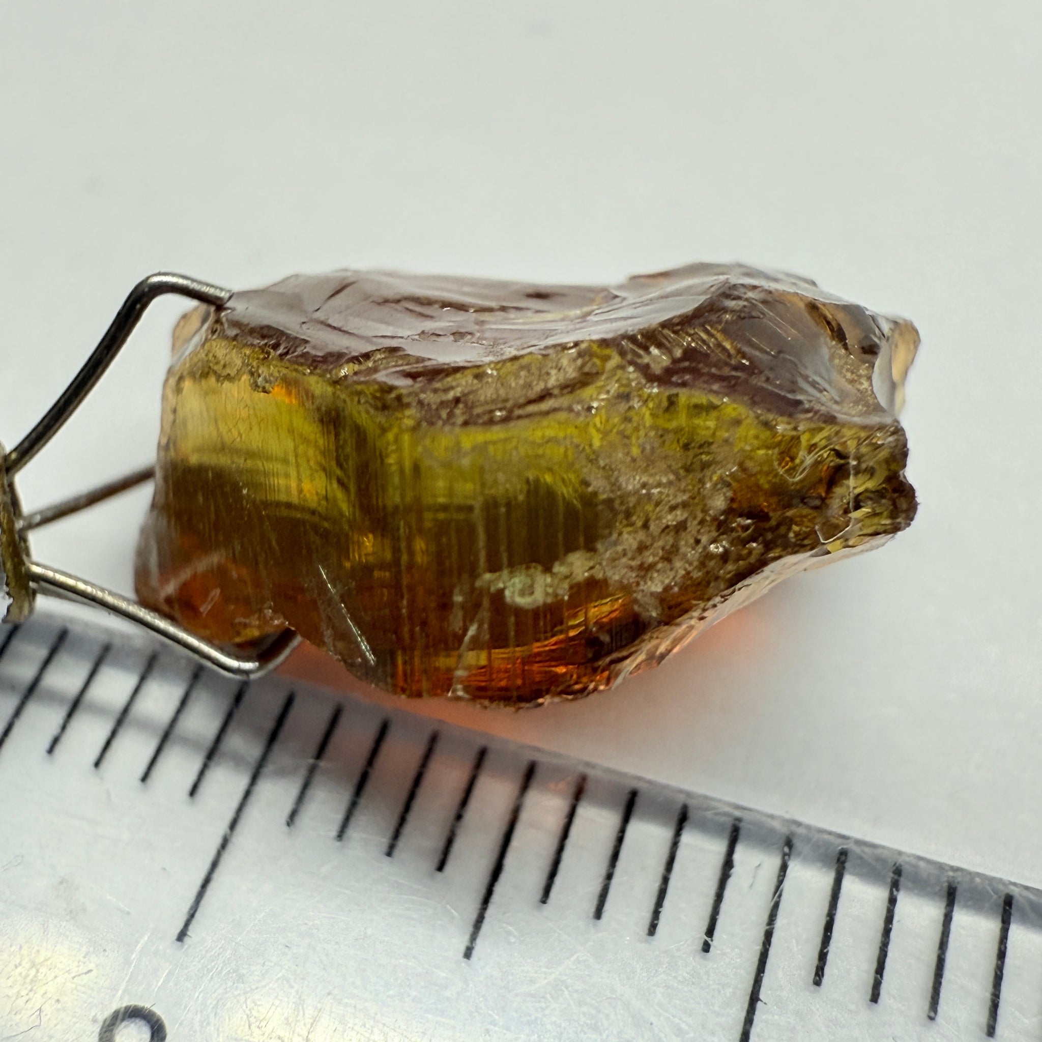 Tourmaline, 8.83ct, Morogoro, Tanzania, Untreated Unheated, vvs-if, flat shape, good for setting as is in jewellery