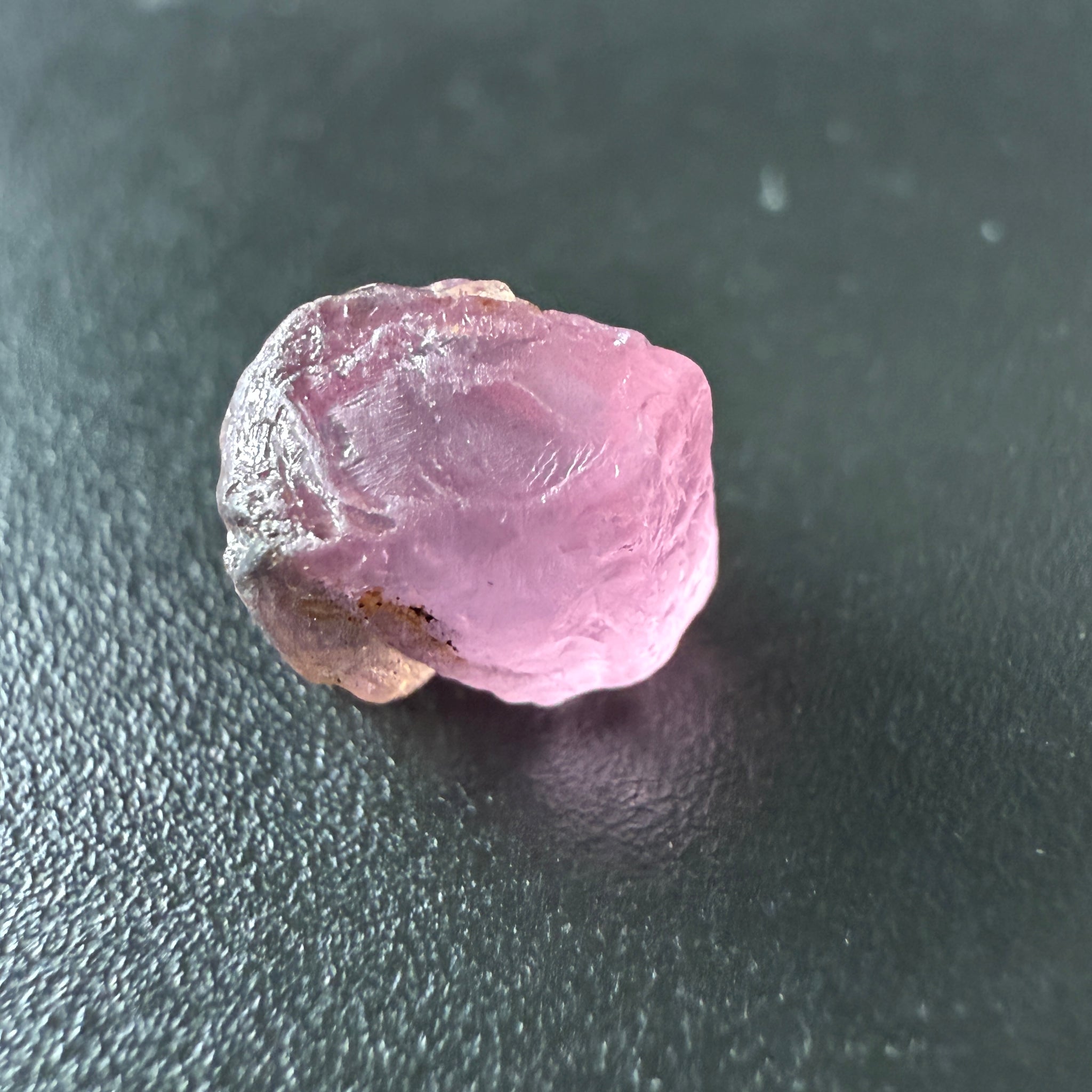 Pink Spinel, Sleepy Baby Pink Colour, 2.26ct, Tanzania, Untreated Unheated, silk giving a milky effect. Very slight crack on the outside of the stone