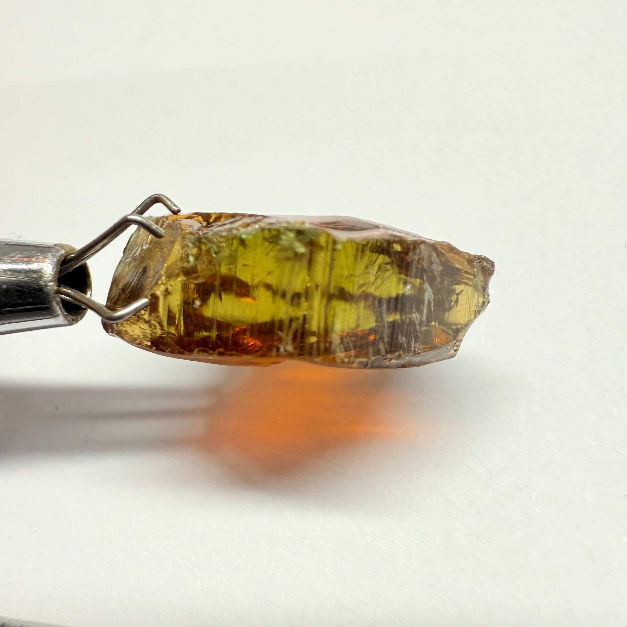 Tourmaline, 8.69ct, Morogoro, Tanzania, Untreated Unheated, vvs-if, flat shape, good for setting as is in jewellery