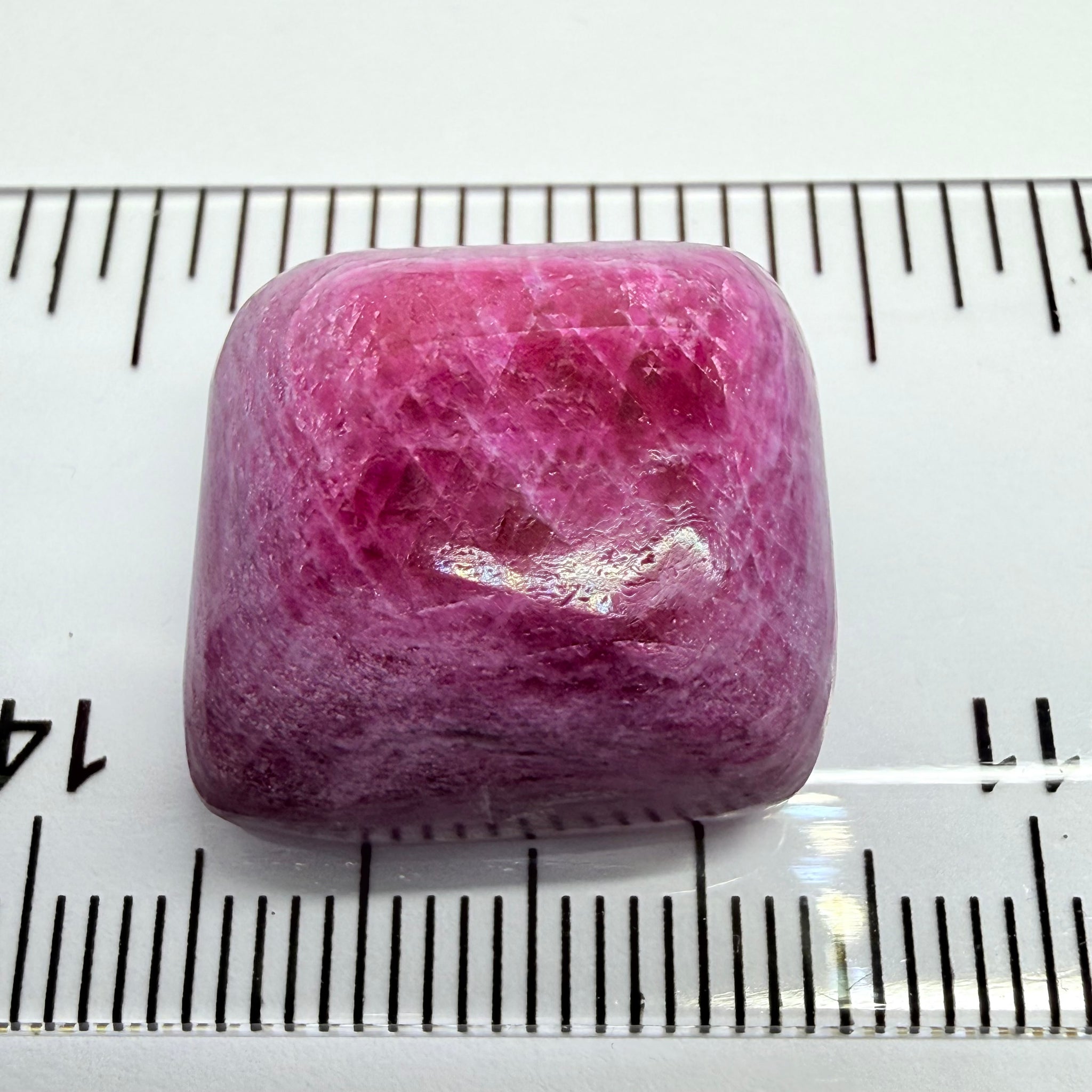 Ruby Cabochon, 40.66ct, Tanzania, Untreated Unheated