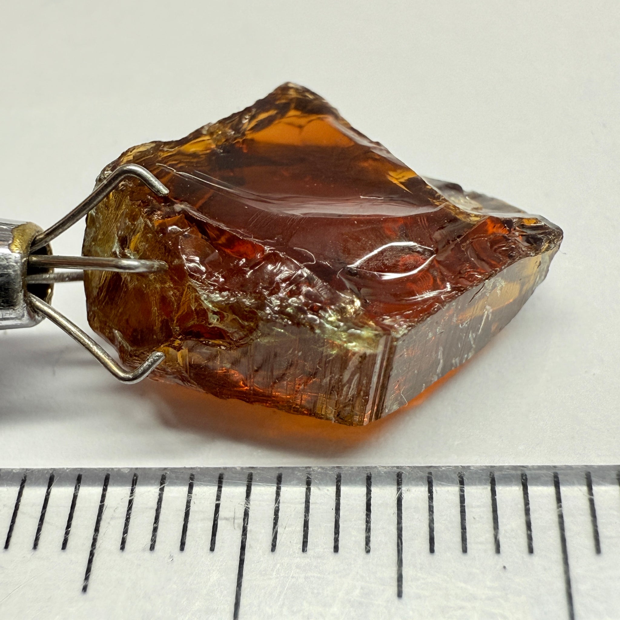 Tourmaline, 8.69ct, Morogoro, Tanzania, Untreated Unheated, vvs-if, flat shape, good for setting as is in jewellery