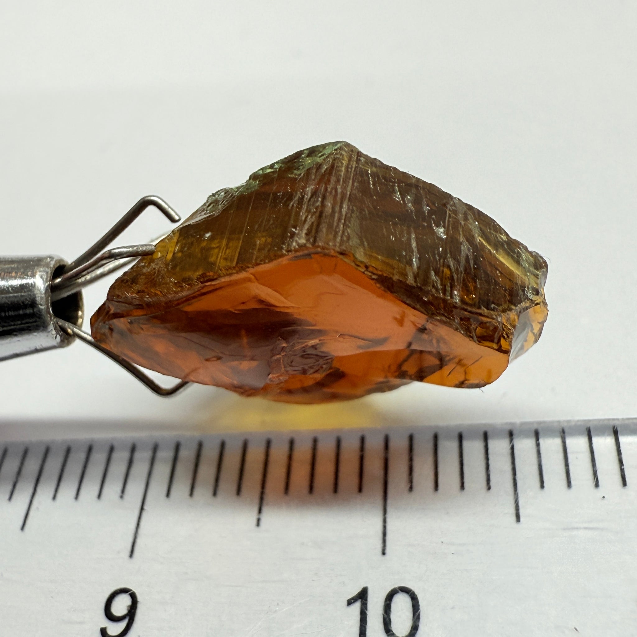 Tourmaline, 8.69ct, Morogoro, Tanzania, Untreated Unheated, vvs-if, flat shape, good for setting as is in jewellery