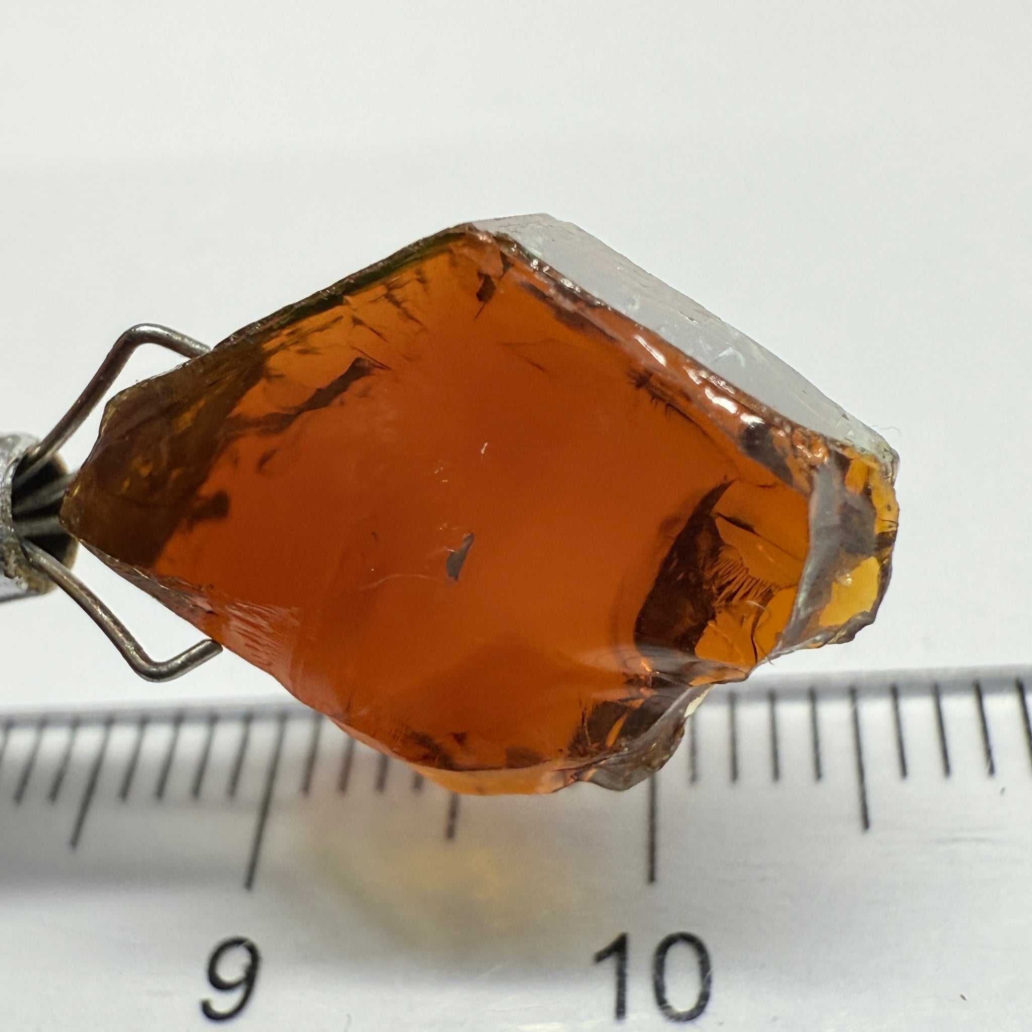 Tourmaline, 8.69ct, Morogoro, Tanzania, Untreated Unheated, vvs-if, flat shape, good for setting as is in jewellery