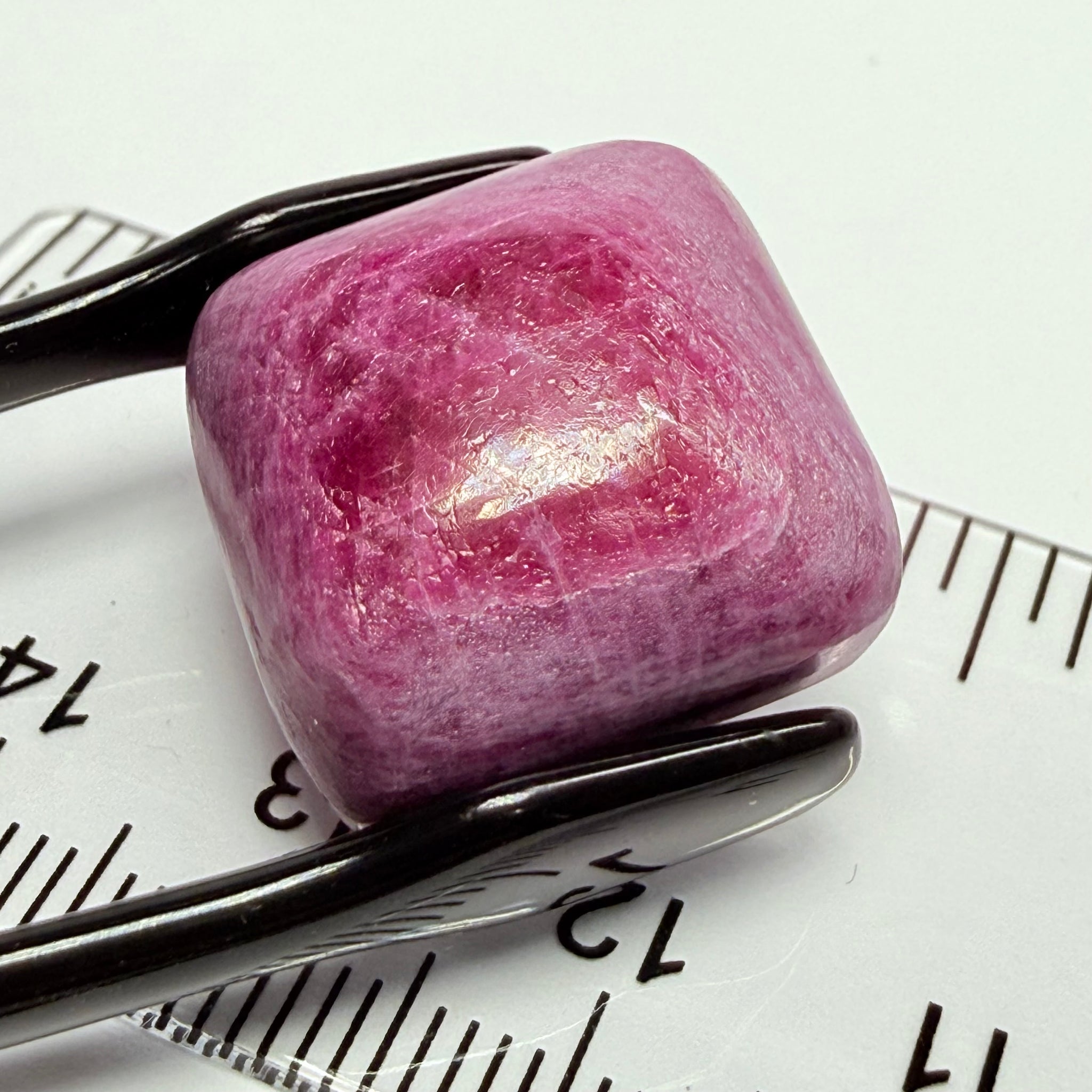 Ruby Cabochon, 40.66ct, Tanzania, Untreated Unheated