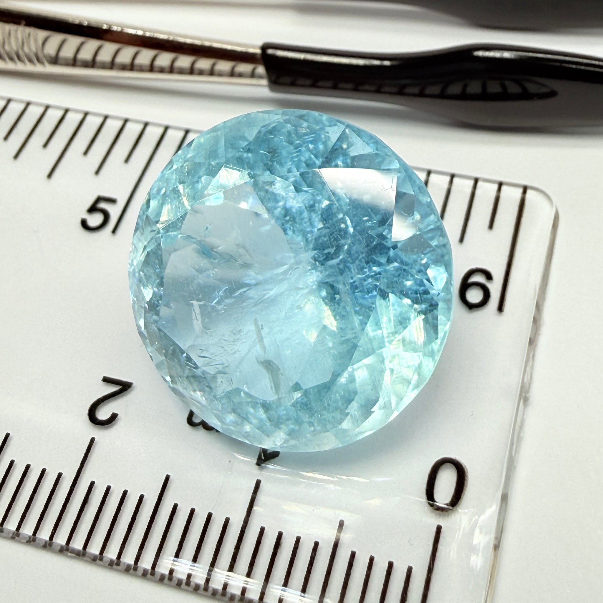 Aquamarine, 21.61ct, Tanzania, Untreated Unheated