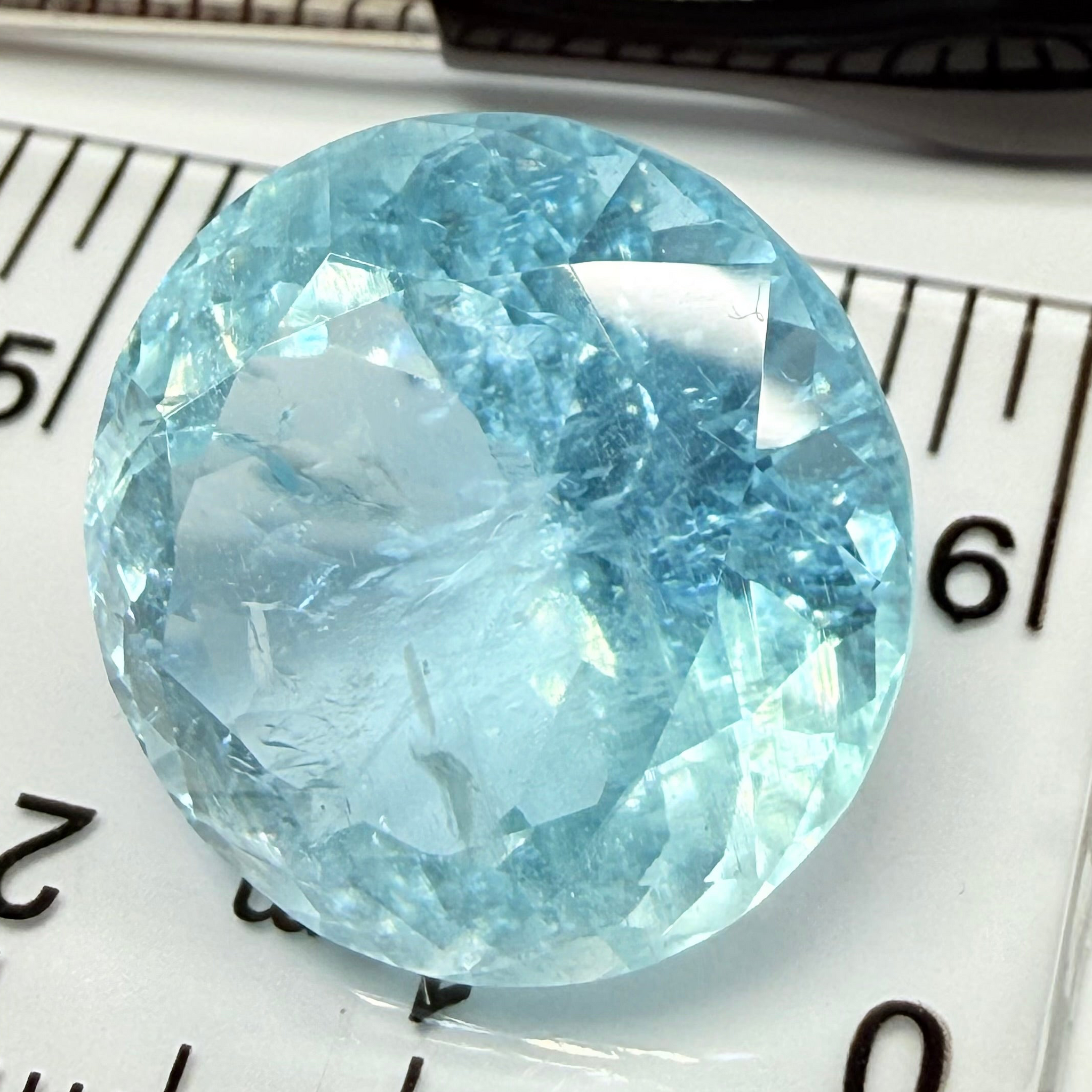 Aquamarine, 21.61ct, Tanzania, Untreated Unheated