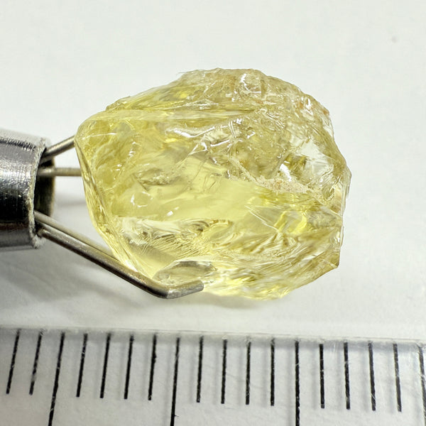 Yellow Tourmaline, 4.44ct, Tanzania, Untreated Unheated, vvs-if