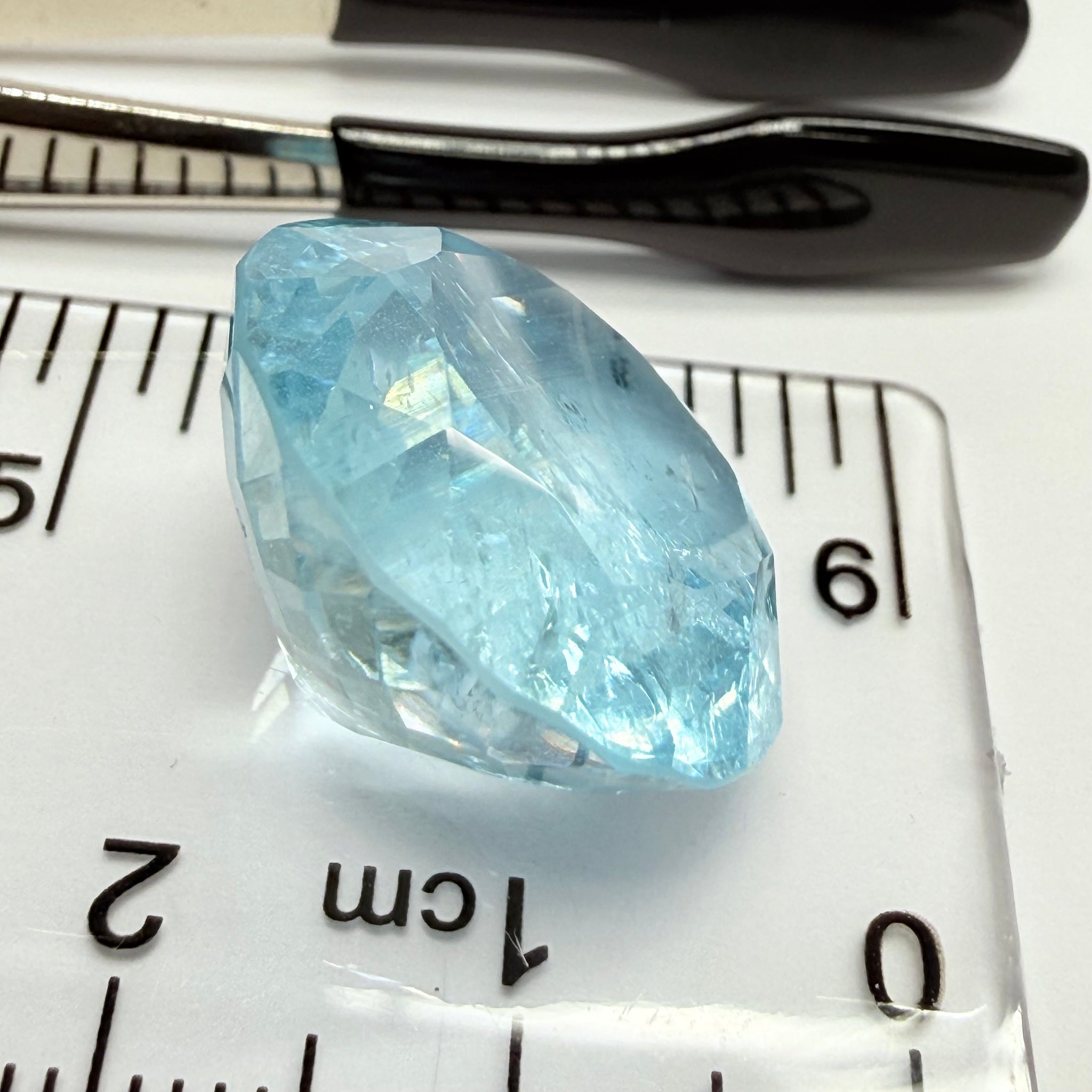 Aquamarine, 21.61ct, Tanzania, Untreated Unheated