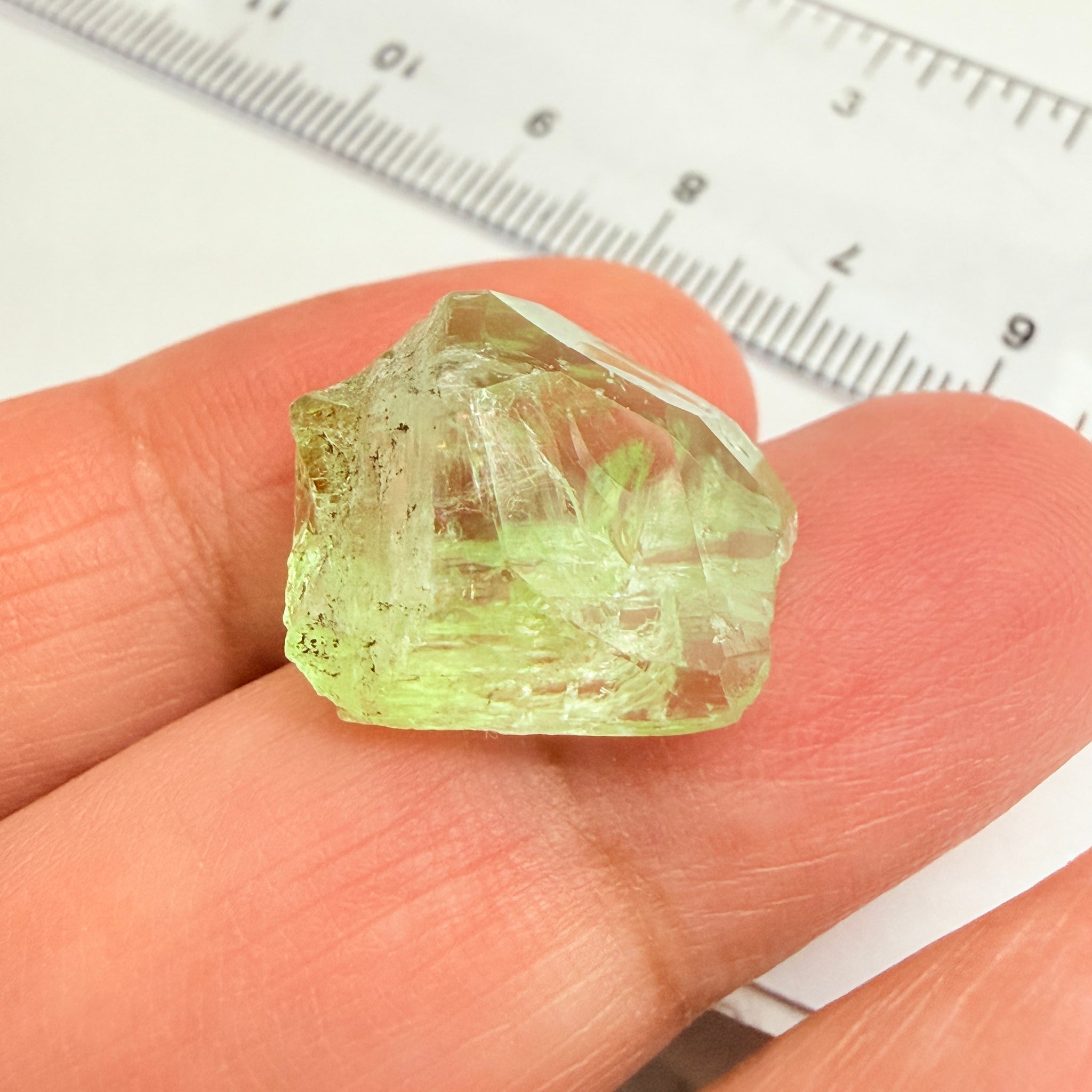 Diopside Crystal, 23.47ct, Merelani, Tanzania, Untreated Unheated, slightly included
