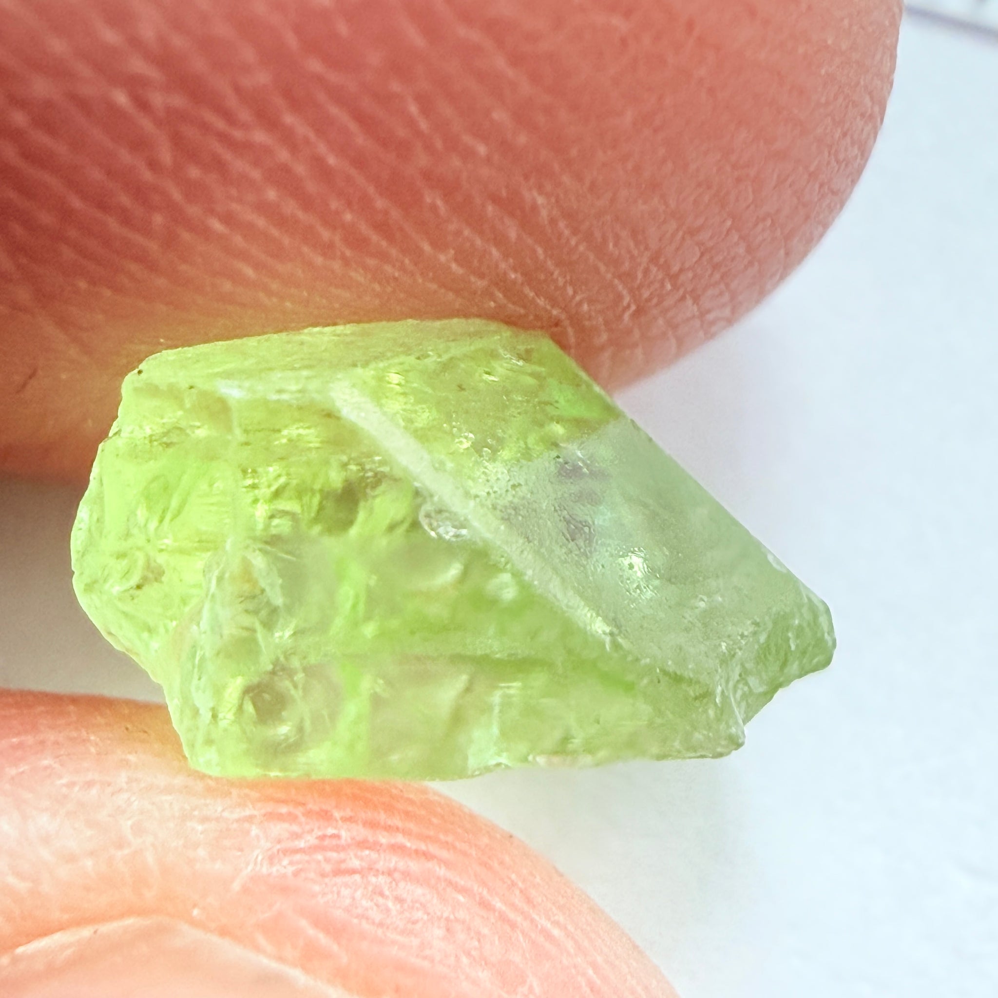Diopside Crystal, 4.66ct, Merelani Hills, Tanzania, Untreated Unheated, vvs-if