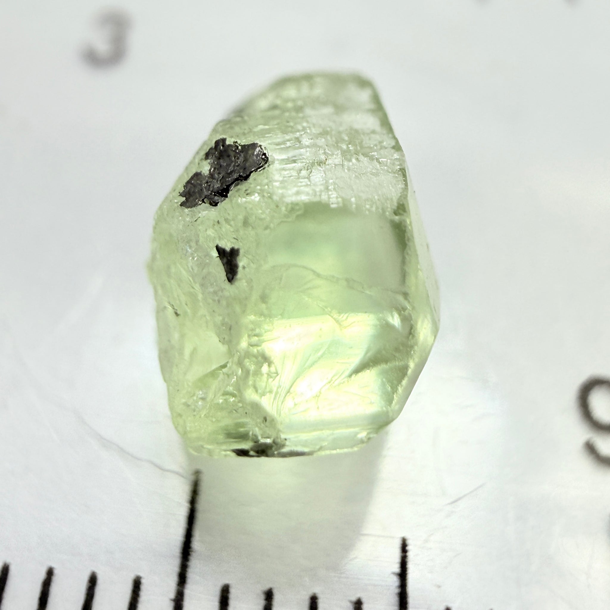 Diopside Crystal, 4.21ct, Merelani, Tanzania, Untreated Unheated, vvs-if