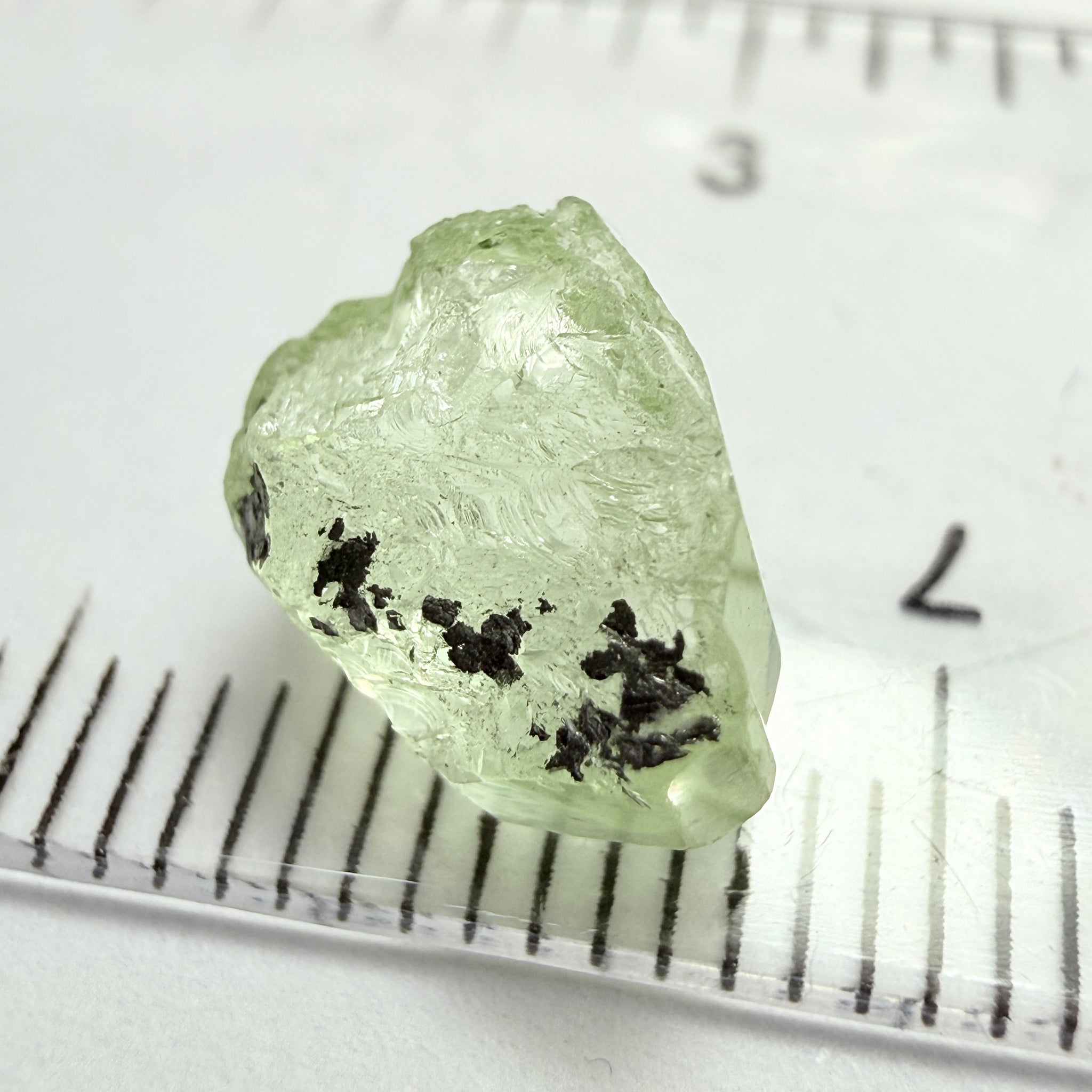 Diopside Crystal, 4.21ct, Merelani, Tanzania, Untreated Unheated, vvs-if
