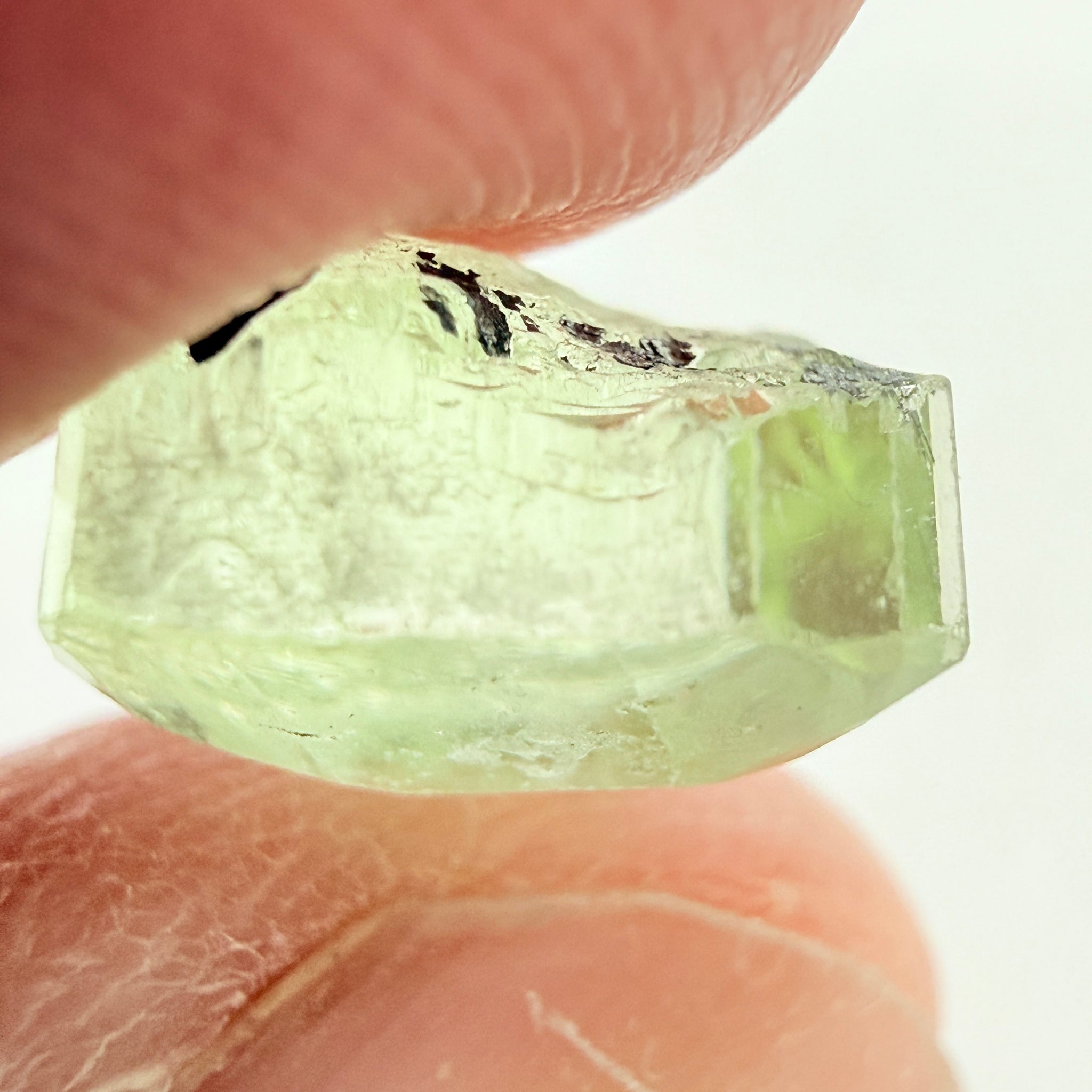 Diopside Crystal, 4.21ct, Merelani, Tanzania, Untreated Unheated, vvs-if