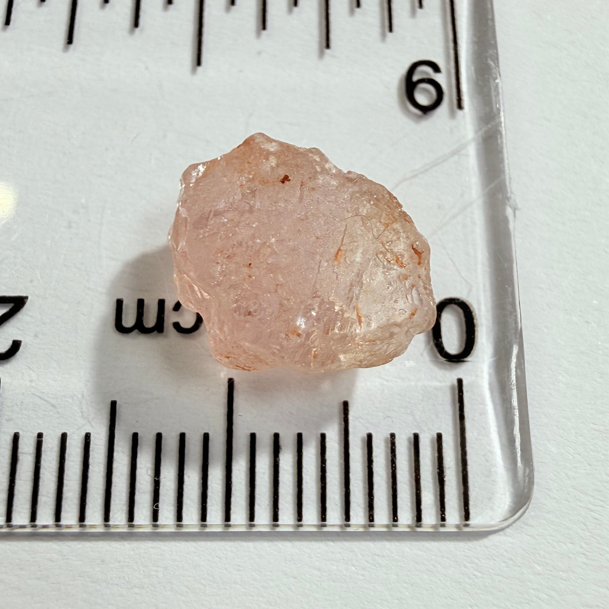 Umba Sapphire, 5.99ct, Umba Valley, Tanzania, Untreated Unheated. Slightly included (tiny scattered white spots) Flattish stone with a challenging shape, you can cut a portrait or tablet cut