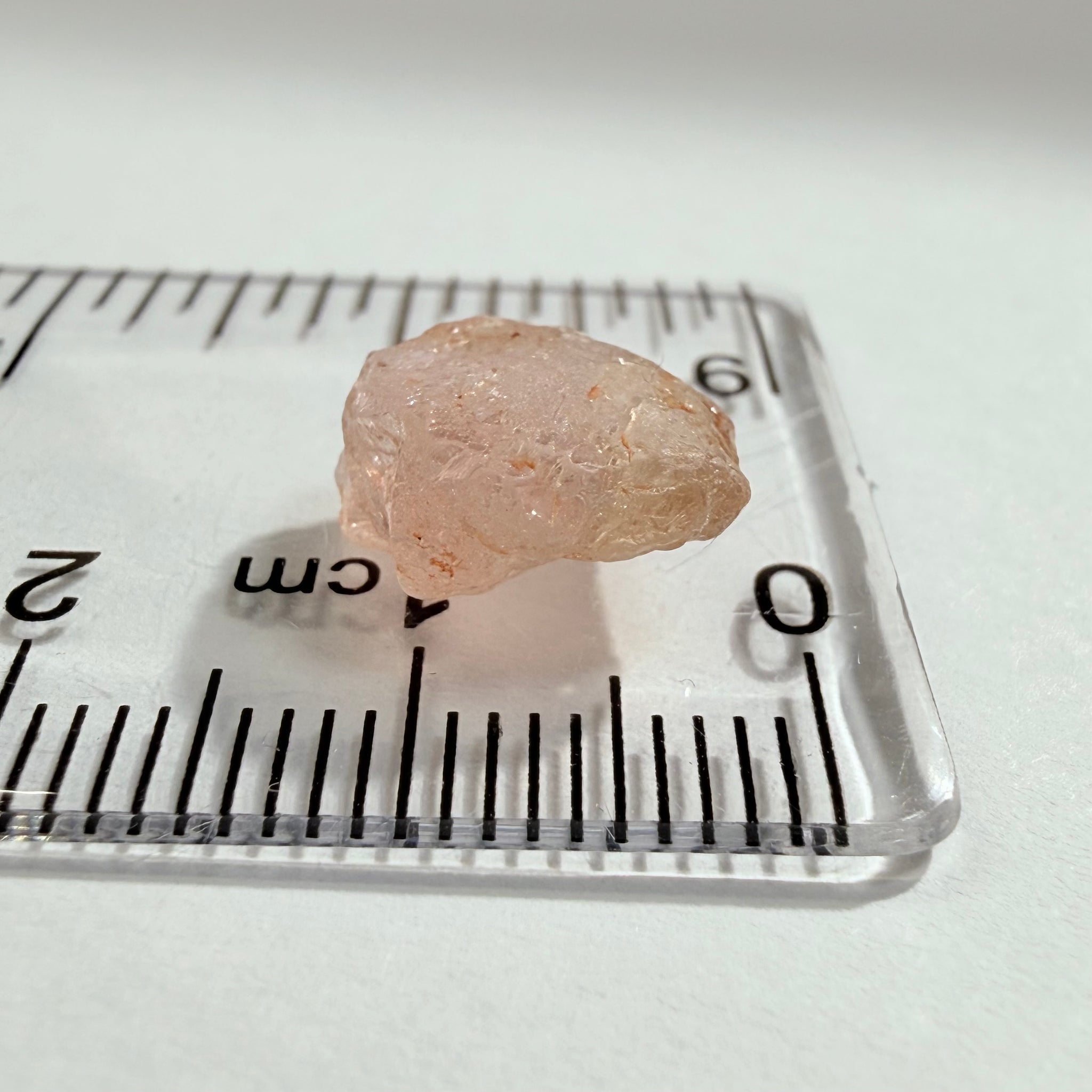 Umba Sapphire, 5.99ct, Umba Valley, Tanzania, Untreated Unheated. Slightly included (tiny scattered white spots) Flattish stone with a challenging shape, you can cut a portrait or tablet cut