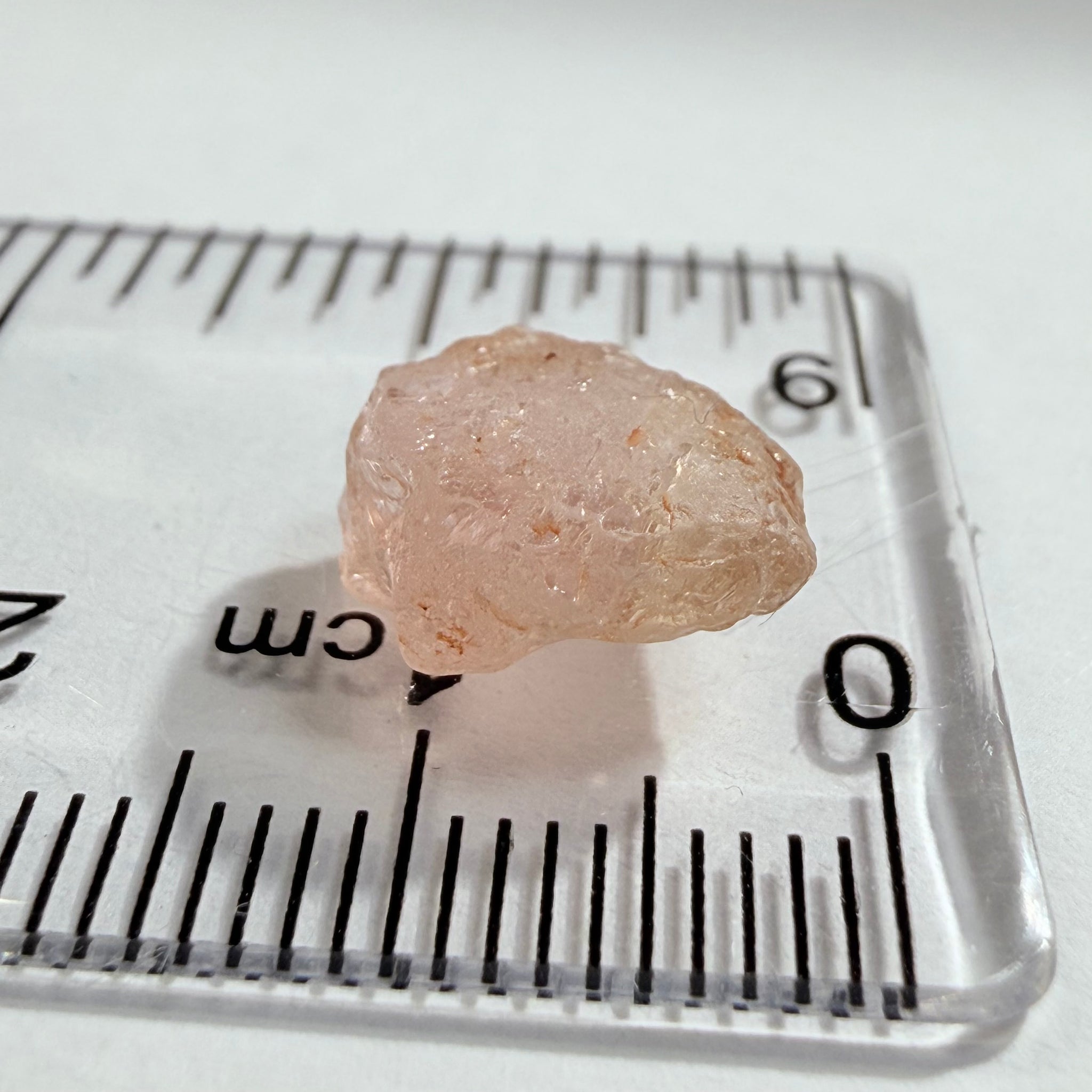 Umba Sapphire, 5.99ct, Umba Valley, Tanzania, Untreated Unheated. Slightly included (tiny scattered white spots) Flattish stone with a challenging shape, you can cut a portrait or tablet cut