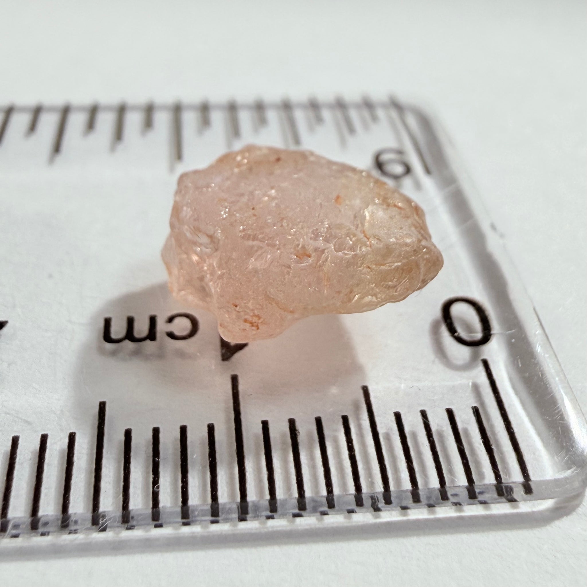 Umba Sapphire, 5.99ct, Umba Valley, Tanzania, Untreated Unheated. Slightly included (tiny scattered white spots) Flattish stone with a challenging shape, you can cut a portrait or tablet cut