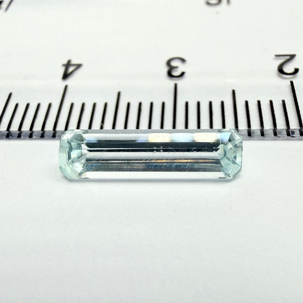 Aquamarine, 1.25ct, Tanzania, Untreated Unheated