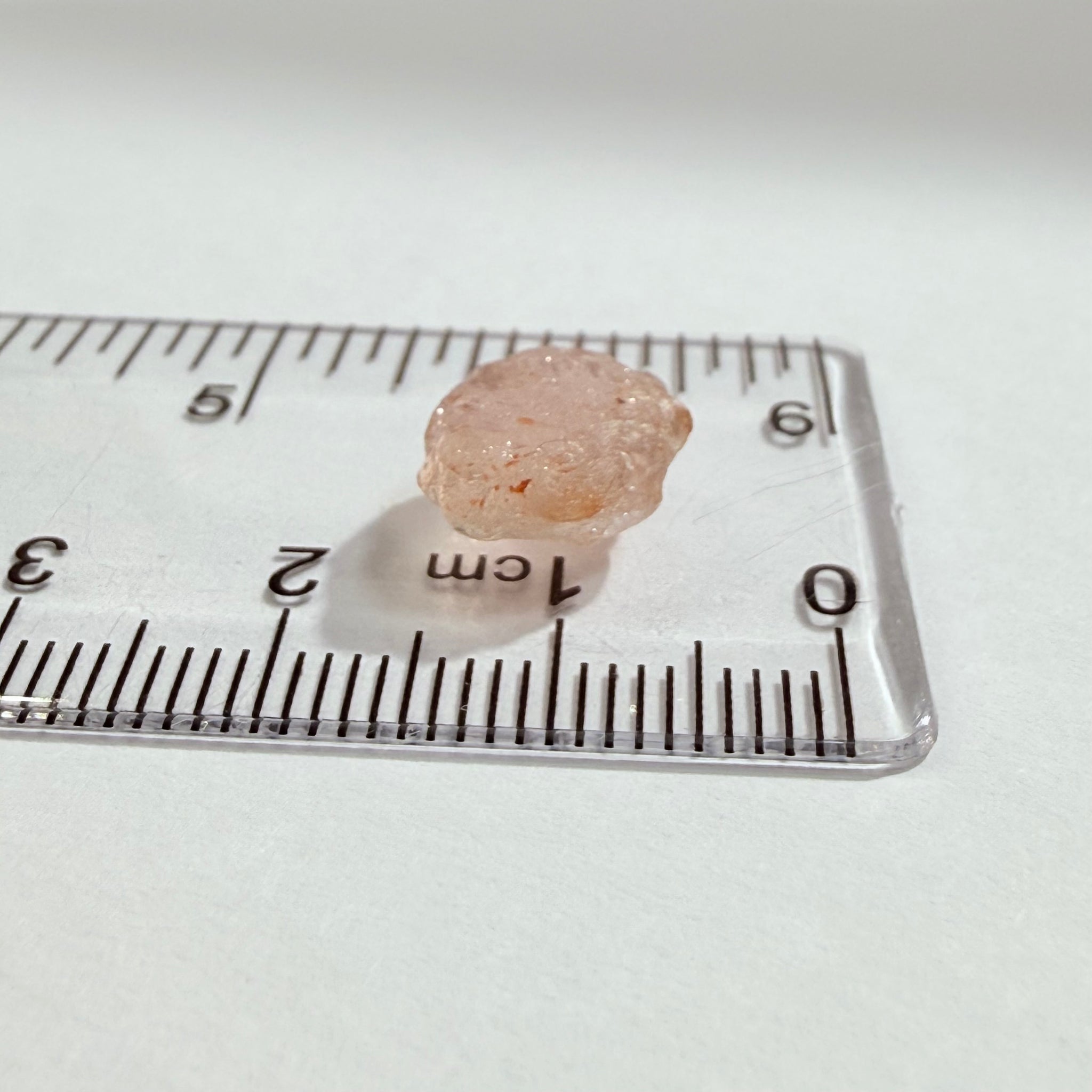Umba Sapphire, 5.99ct, Umba Valley, Tanzania, Untreated Unheated. Slightly included (tiny scattered white spots) Flattish stone with a challenging shape, you can cut a portrait or tablet cut