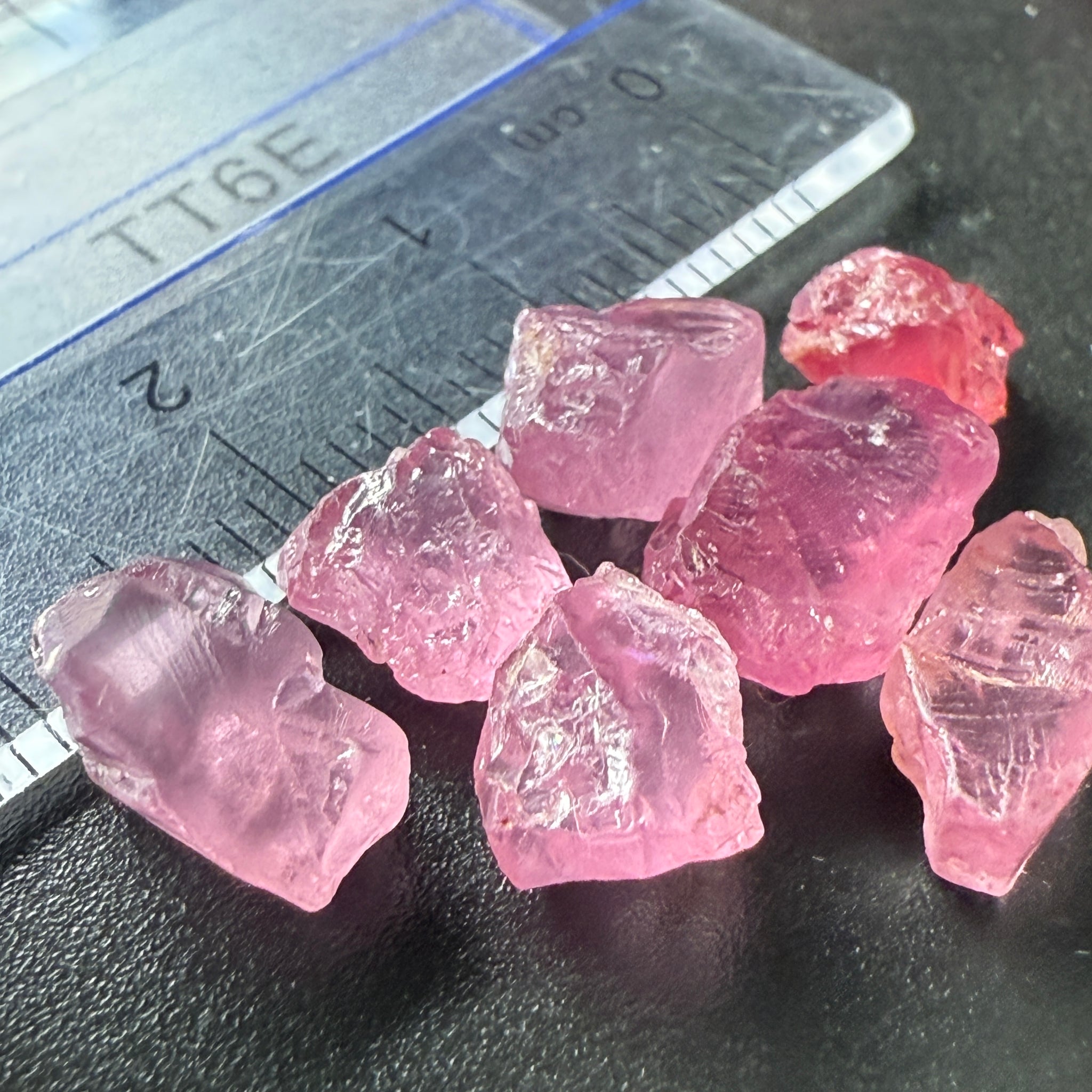 Spinel Lot, Baby Pink colour, 16.38ct, Untreated Unheated. All have some inclusions and cracks, but if you want to have a play with them going cheap