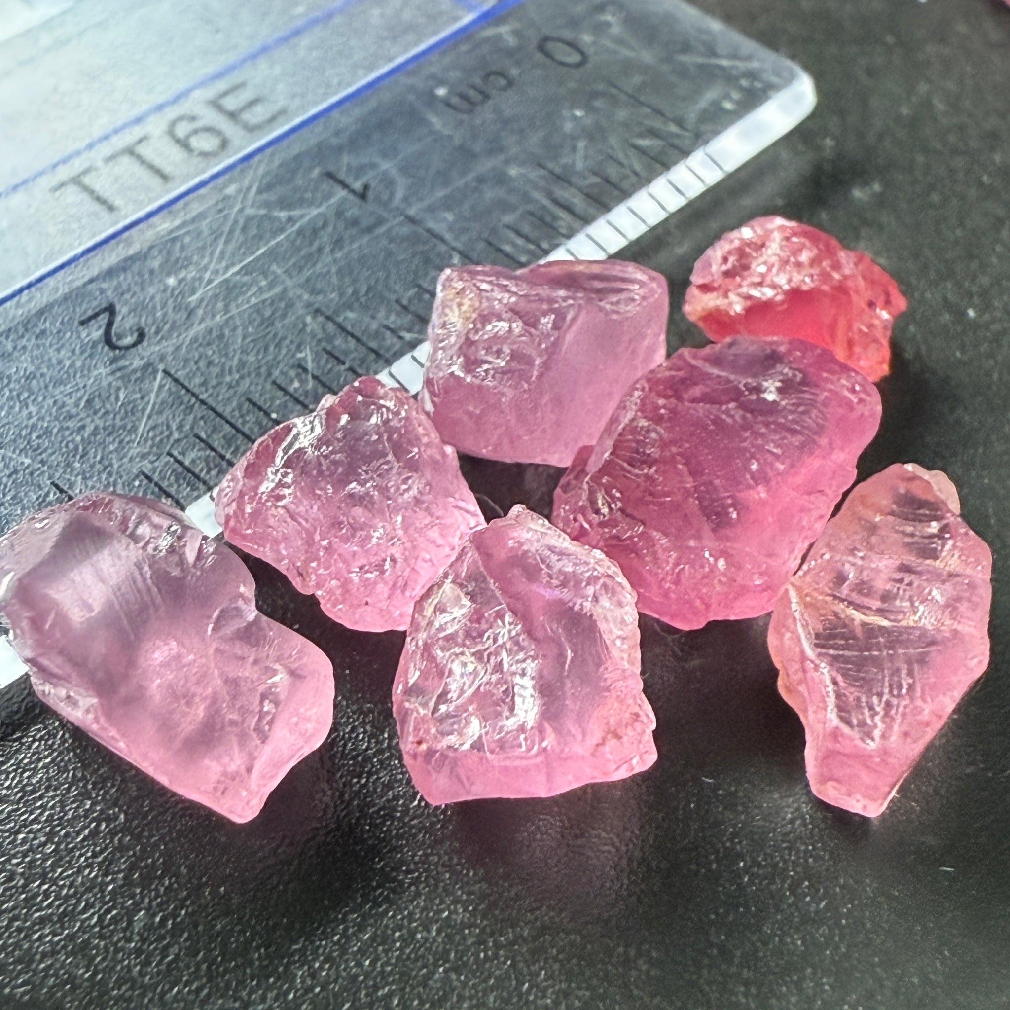 Spinel Lot, Baby Pink colour, 16.38ct, Untreated Unheated. All have some inclusions and cracks, but if you want to have a play with them going cheap