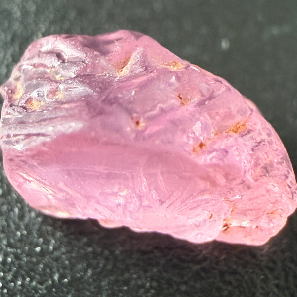 Pink Spinel, Sleepy Baby Pink Colour, 1.68ct, Tanzania, Untreated Unheated, silk giving a milky effect. Very slight crack on the outside of the stone