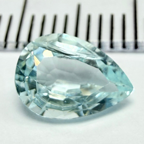 Aquamarine, 1.04ct, Tanzania, Untreated Unheated, see next pic for inclusion