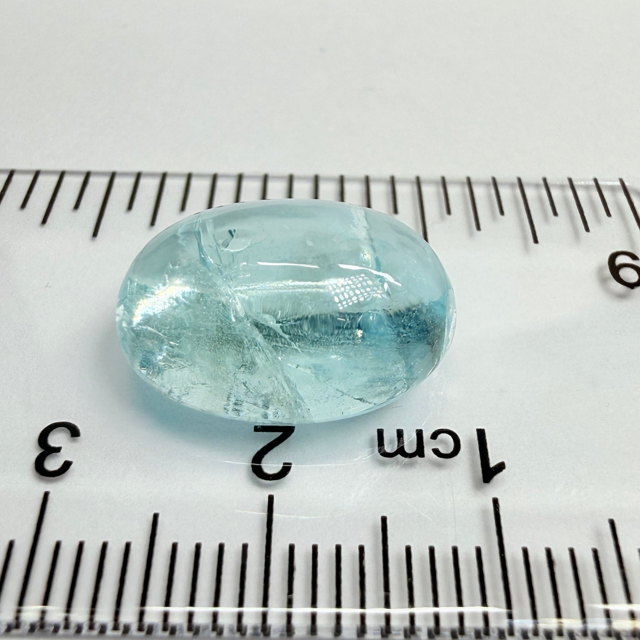 Aquamarine Cabochon, 11.30ct, Tanzania, Untreated Unheated