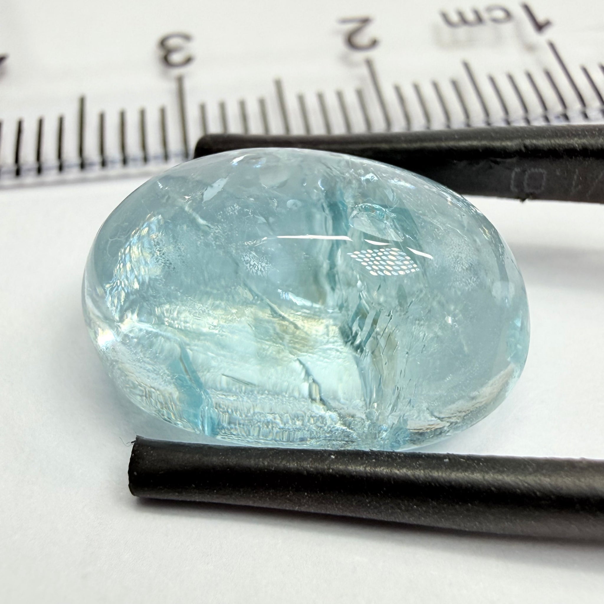 Aquamarine Cabochon, 11.30ct, Tanzania, Untreated Unheated