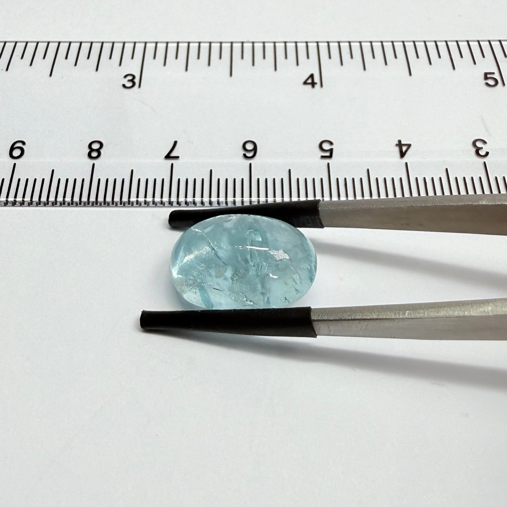 Aquamarine Cabochon, 11.30ct, Tanzania, Untreated Unheated