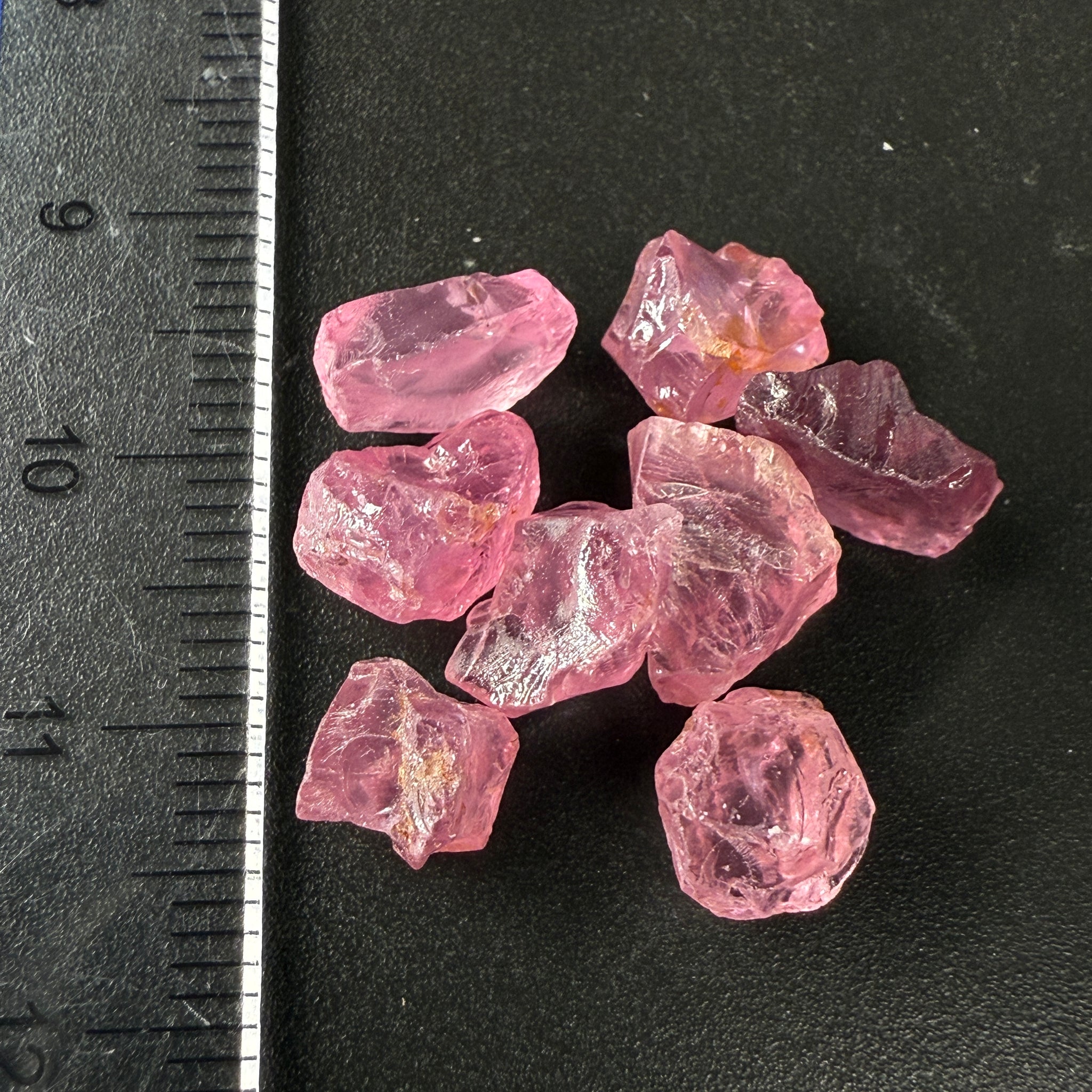 Mozambique Spinel Lot, Baby Pink colour, 20.00ct, Untreated Unheated. All have some inclusions and cracks, but if you want to have a play with them going cheap