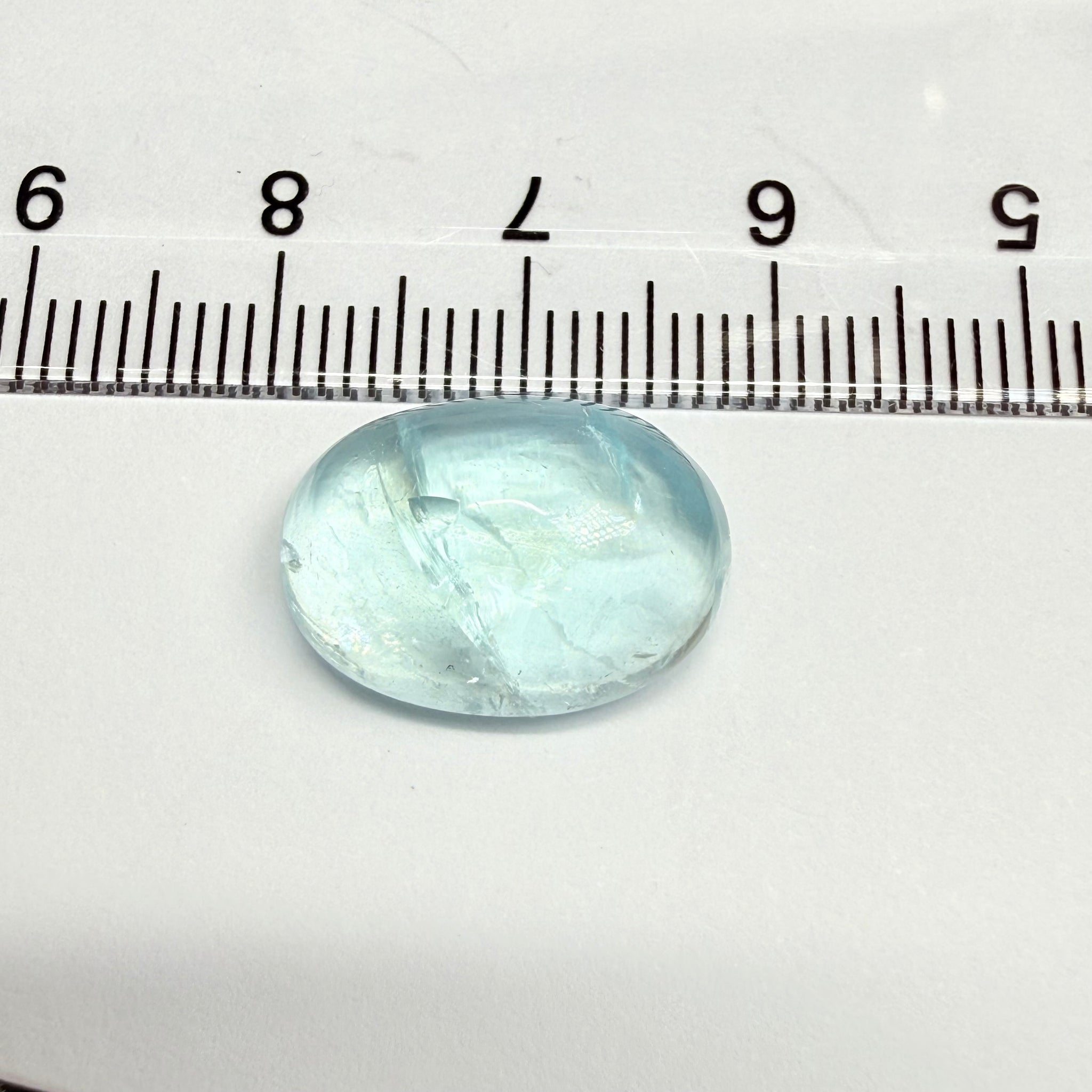 Aquamarine Cabochon, 11.30ct, Tanzania, Untreated Unheated