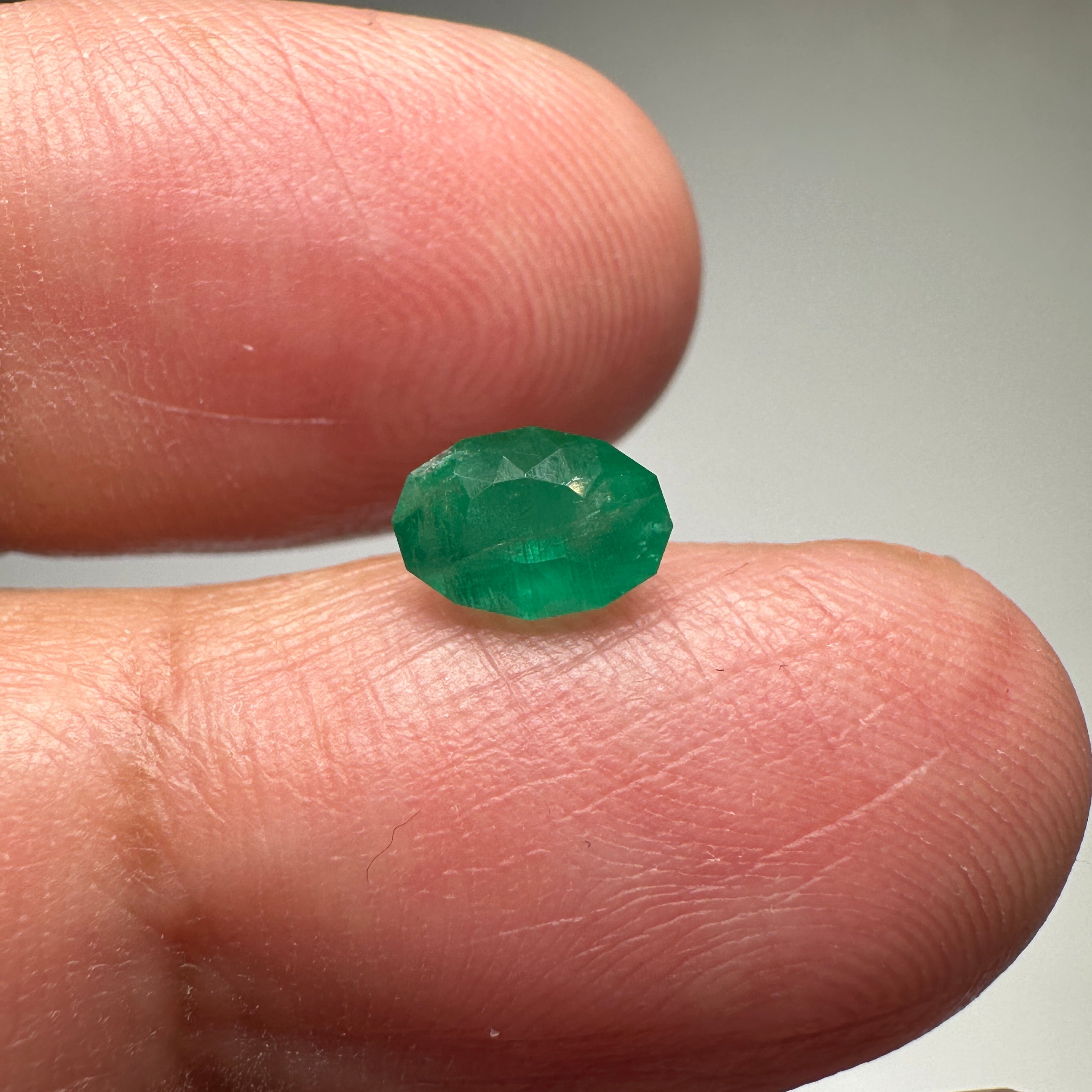 0.84ct Emerald, Tanzania, No Oil, Untreated Unheated