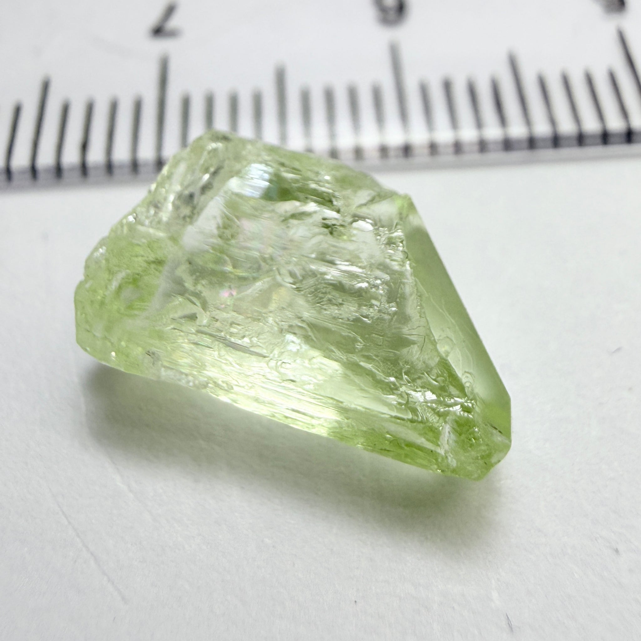 Diopside Crystal, 6.54ct, Merelani Hills, Tanzania, Untreated Unheated, vvs-if