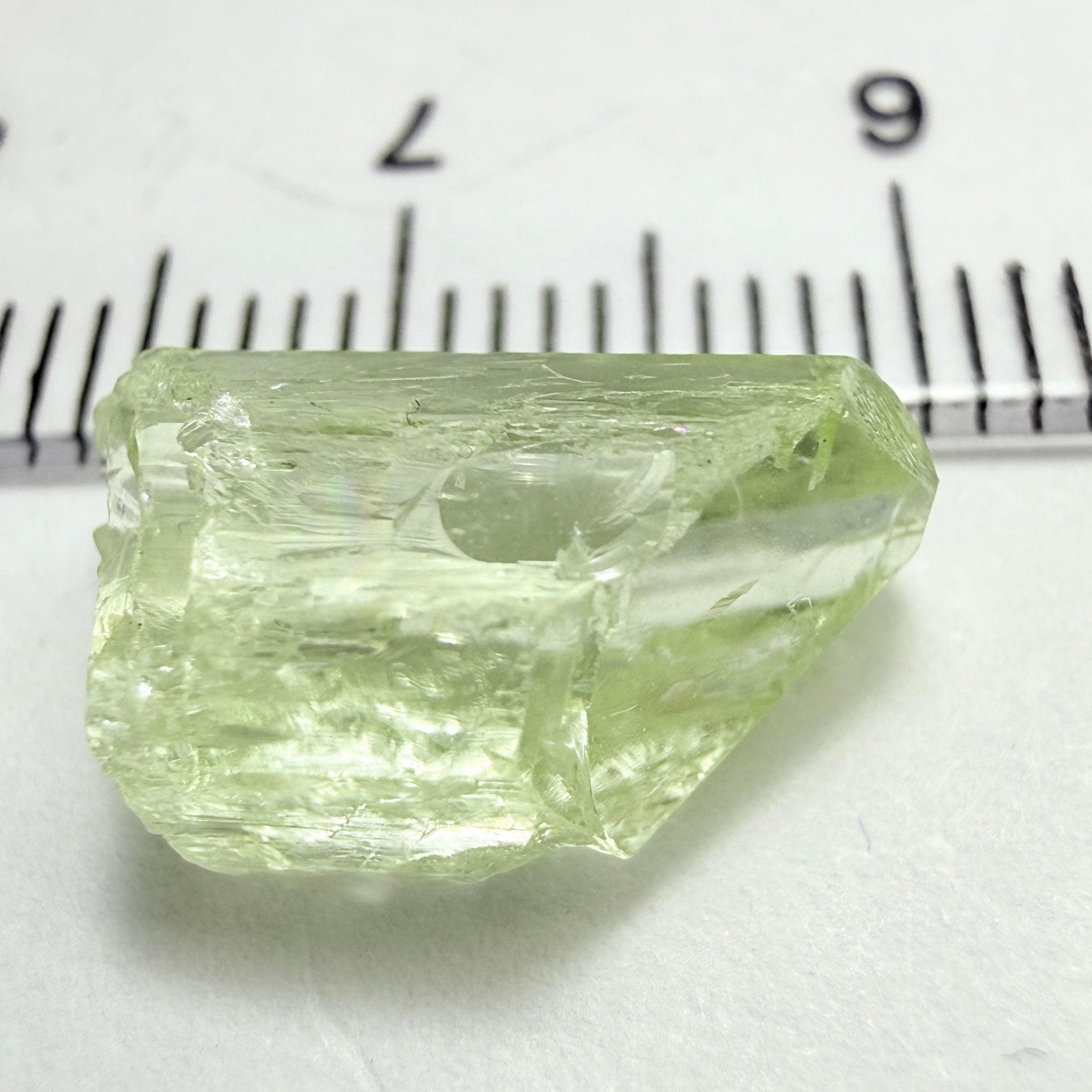 Diopside Crystal, 6.54ct, Merelani Hills, Tanzania, Untreated Unheated, vvs-if