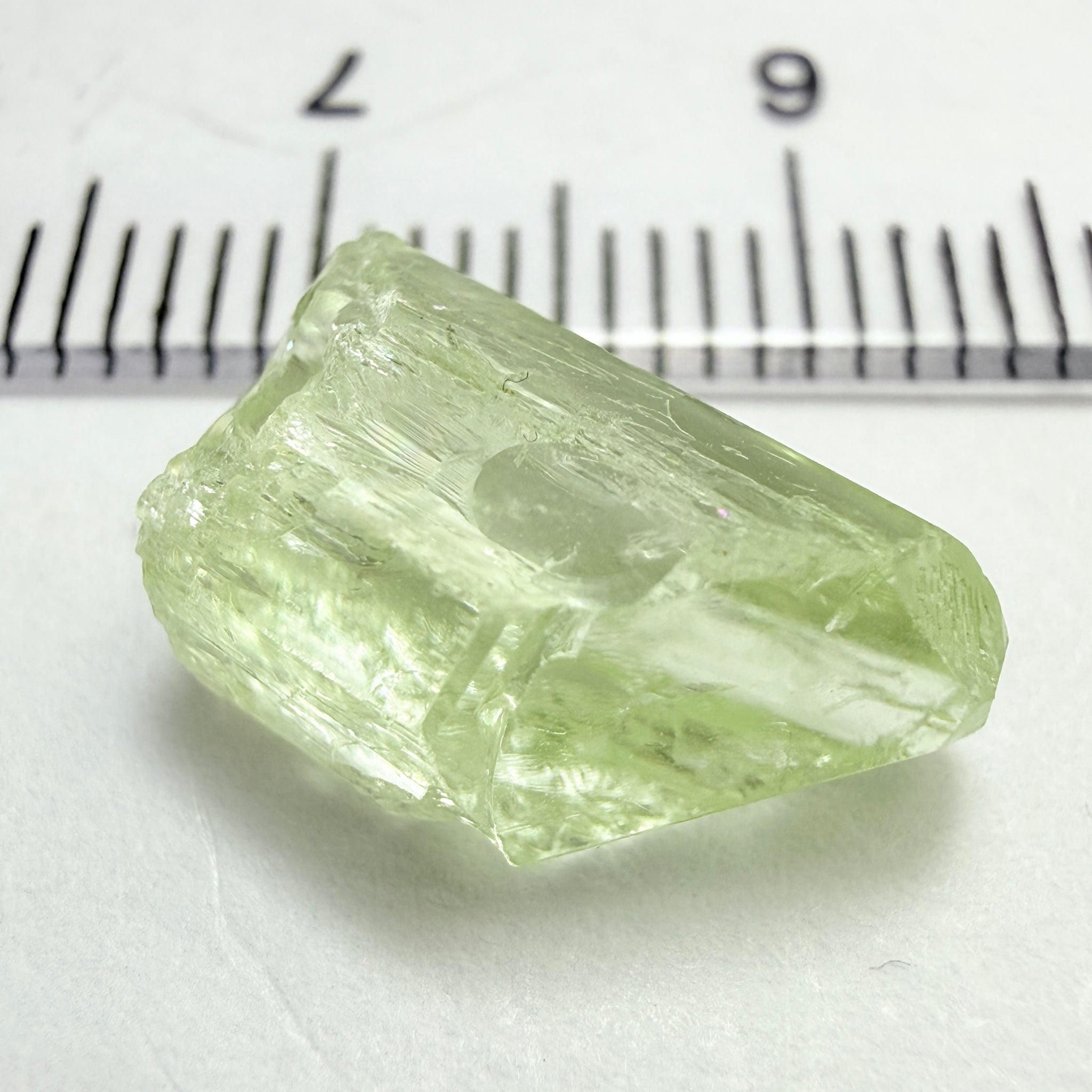 Diopside Crystal, 6.54ct, Merelani Hills, Tanzania, Untreated Unheated, vvs-if