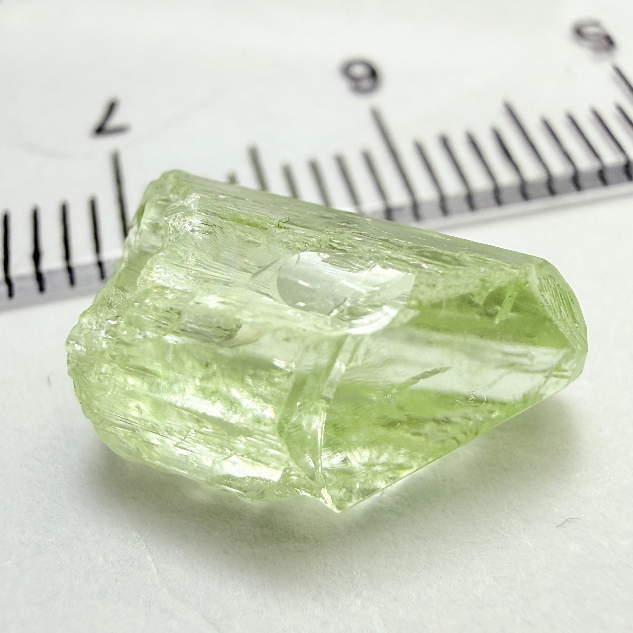 Diopside Crystal, 6.54ct, Merelani Hills, Tanzania, Untreated Unheated, vvs-if