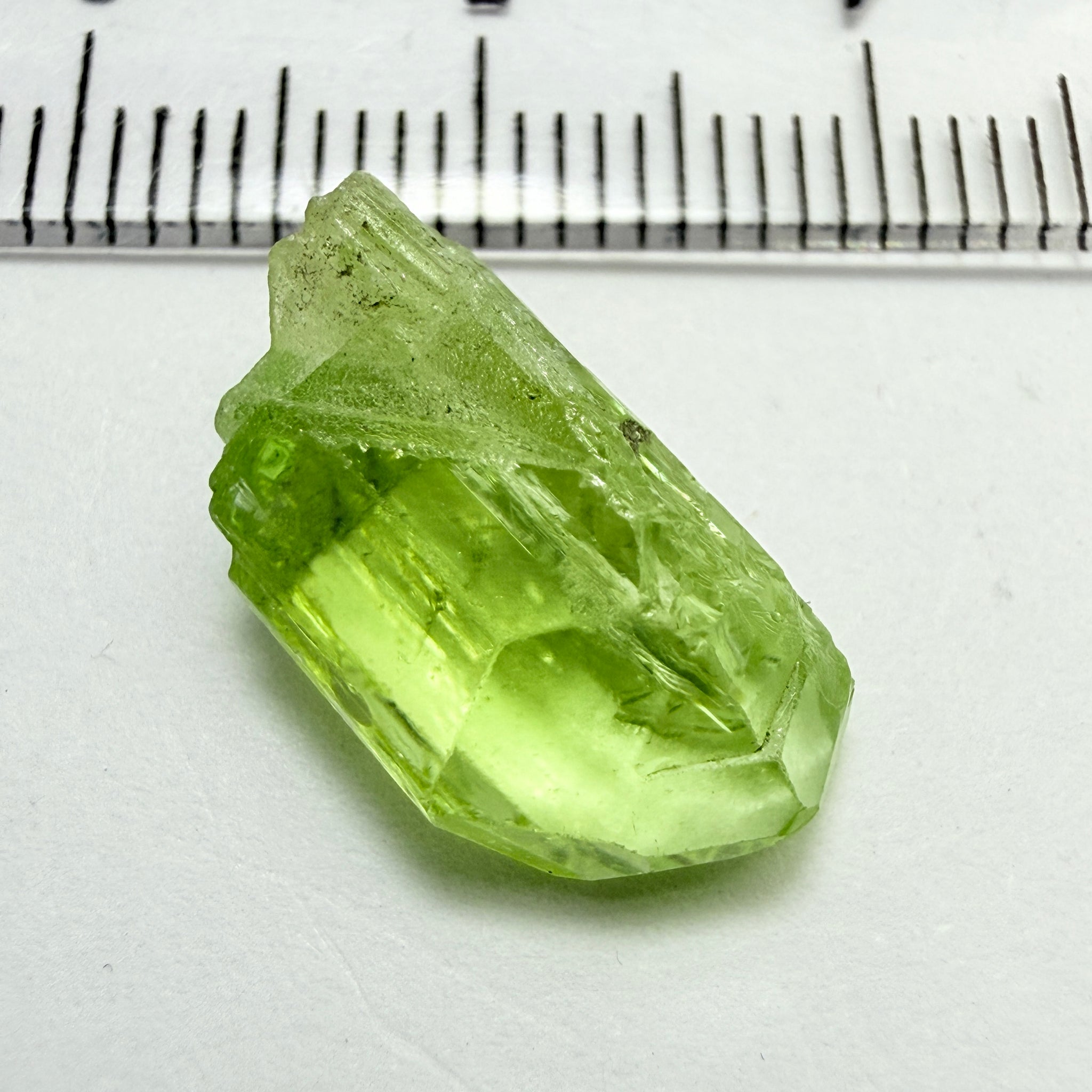 Diopside crystal, 1.50gm, Merelani, Tanzania, Untreated Unheated - facetable portion