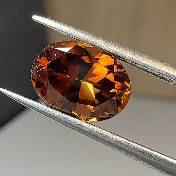 Zircon, 4.00ct, Tanzania, Unheated Untreated