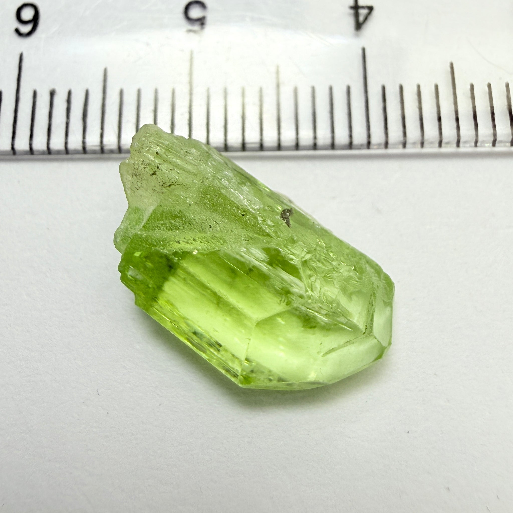 Diopside crystal, 1.50gm, Merelani, Tanzania, Untreated Unheated - facetable portion