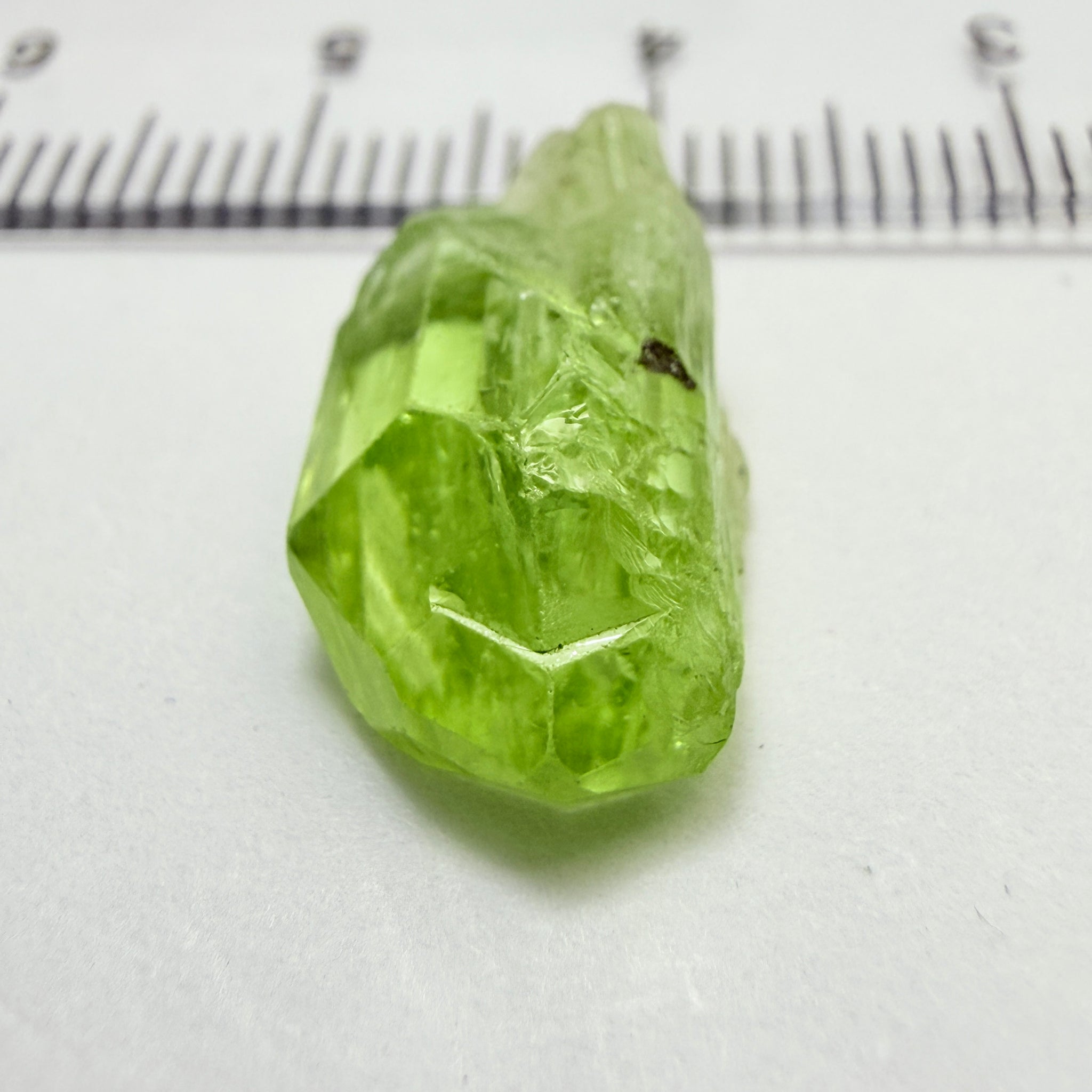 Diopside crystal, 1.50gm, Merelani, Tanzania, Untreated Unheated - facetable portion