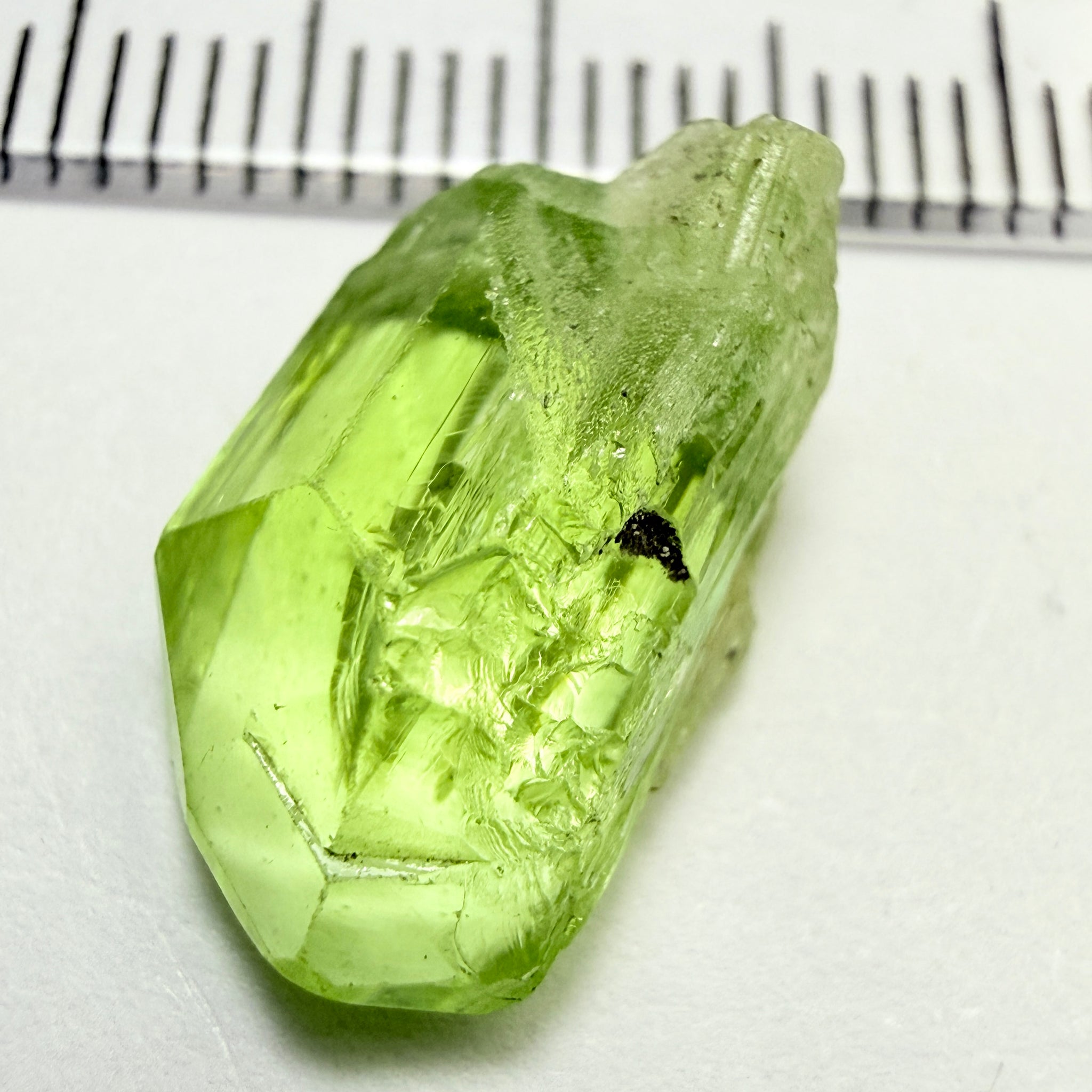 Diopside crystal, 1.50gm, Merelani, Tanzania, Untreated Unheated - facetable portion