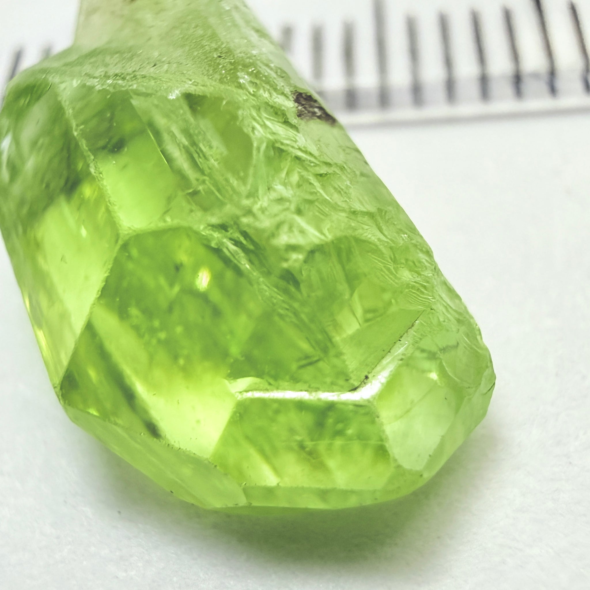 Diopside crystal, 1.50gm, Merelani, Tanzania, Untreated Unheated - facetable portion