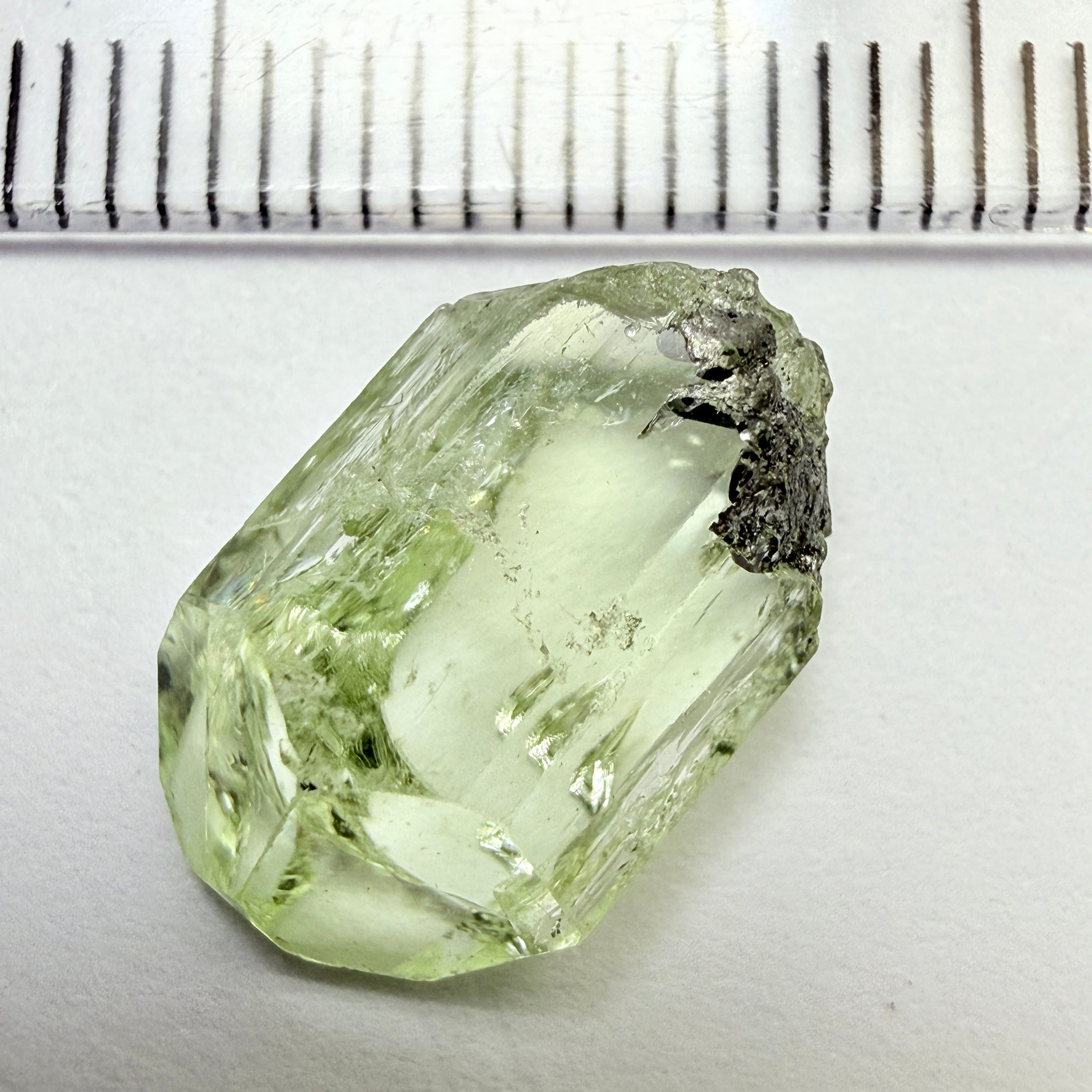 Diopside crystal, 1.30gm, Merelani, Tanzania, Untreated Unheated - facetable portion