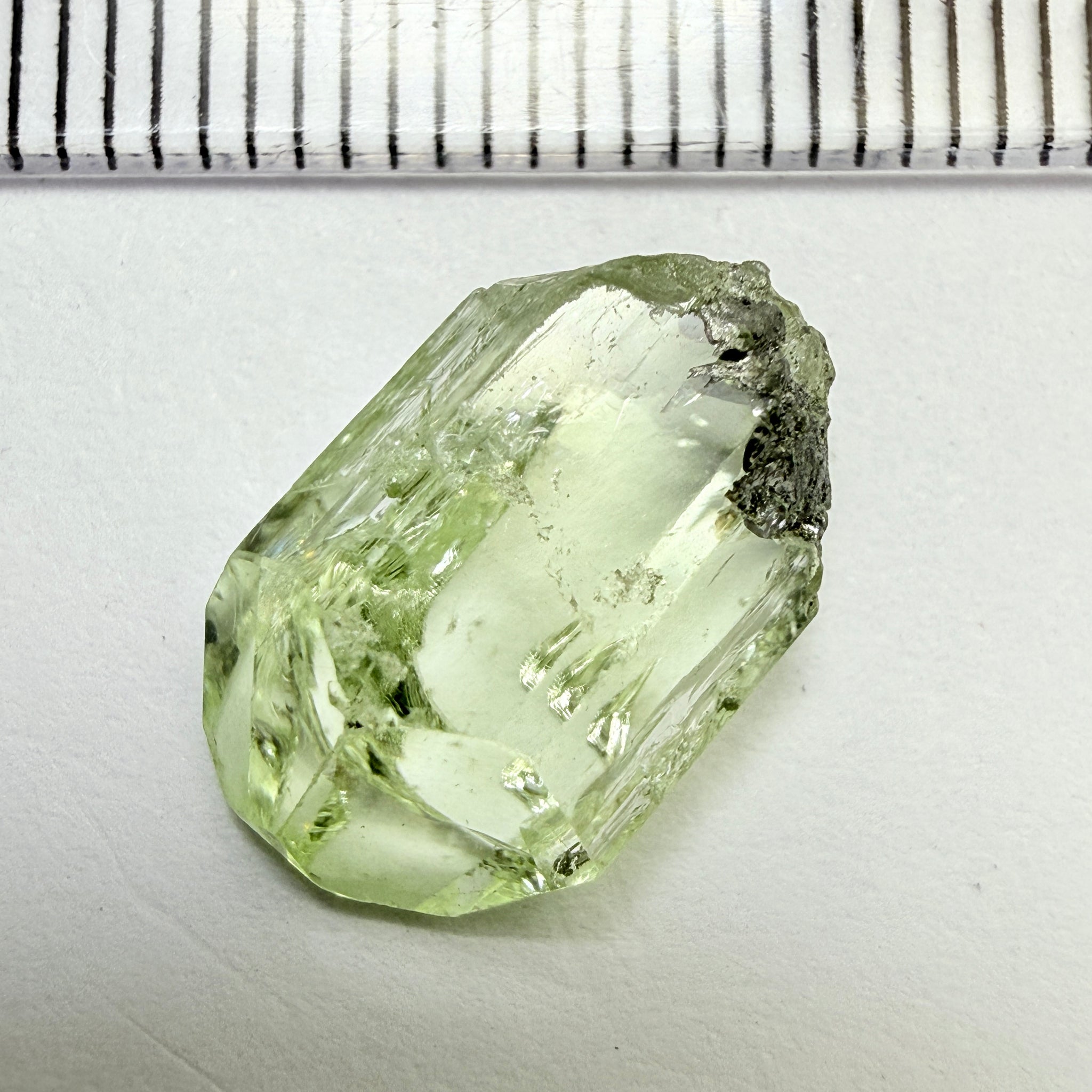 Diopside crystal, 1.30gm, Merelani, Tanzania, Untreated Unheated - facetable portion