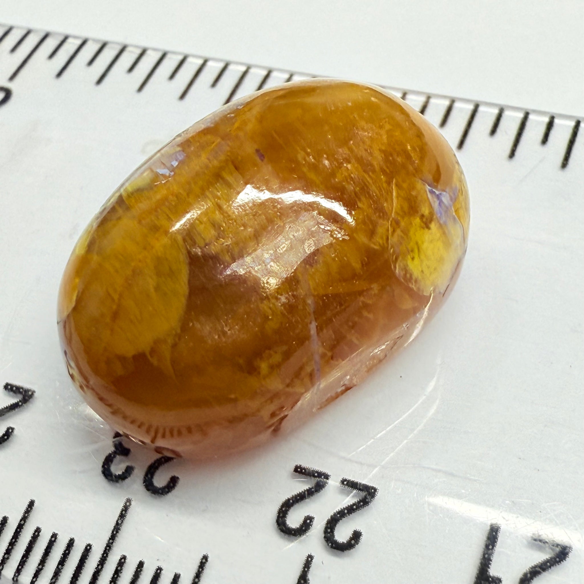 Cats-Eye Opal, 28.18ct, Tanzania, Untreated Unheated, weak cats eye