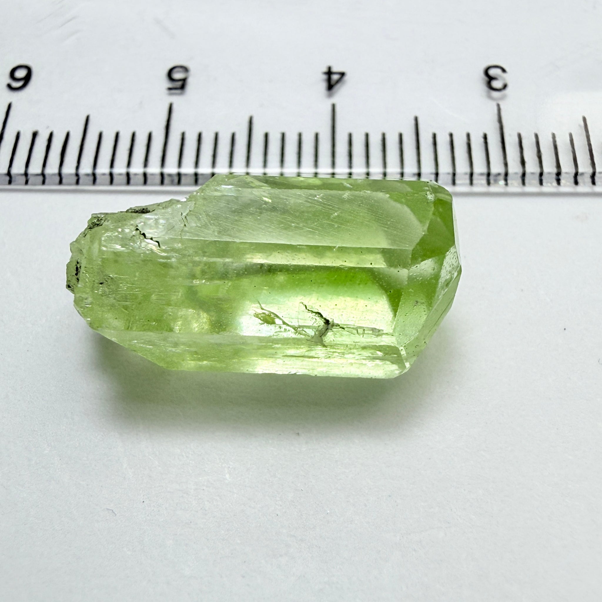 Diopside crystal, 3.30gm, Merelani, Tanzania, Untreated Unheated - facetable portion