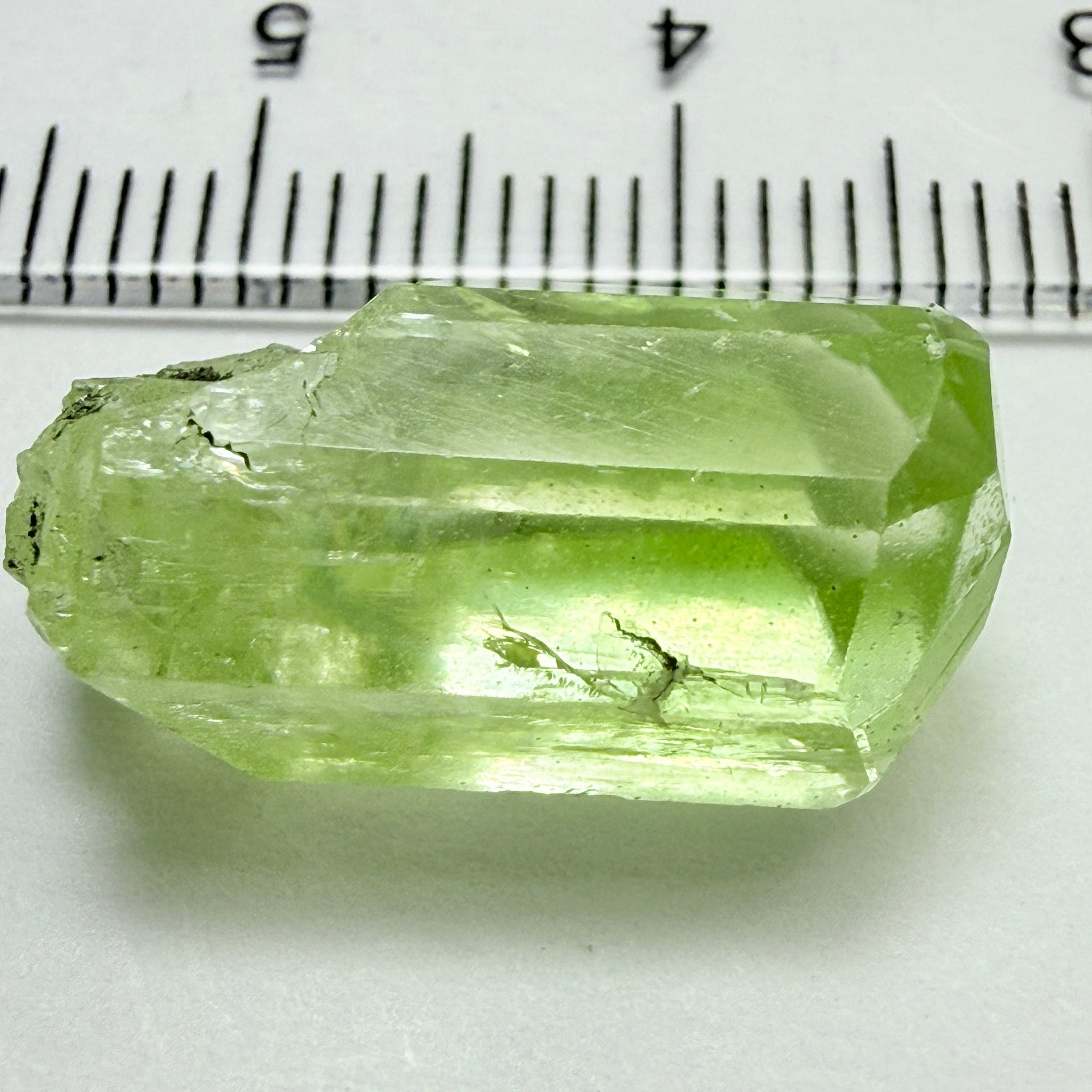 Diopside crystal, 3.30gm, Merelani, Tanzania, Untreated Unheated - facetable portion