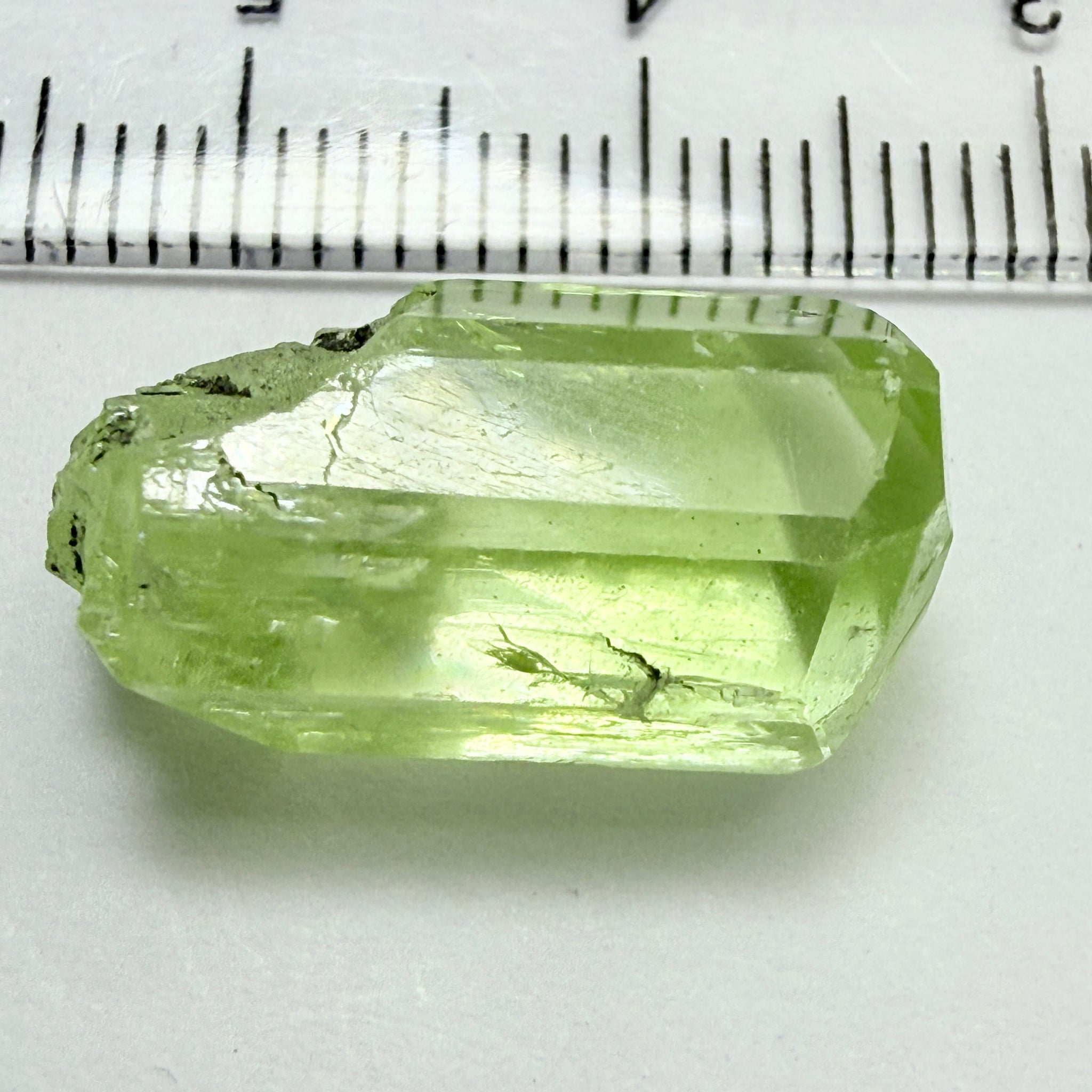 Diopside crystal, 3.30gm, Merelani, Tanzania, Untreated Unheated - facetable portion