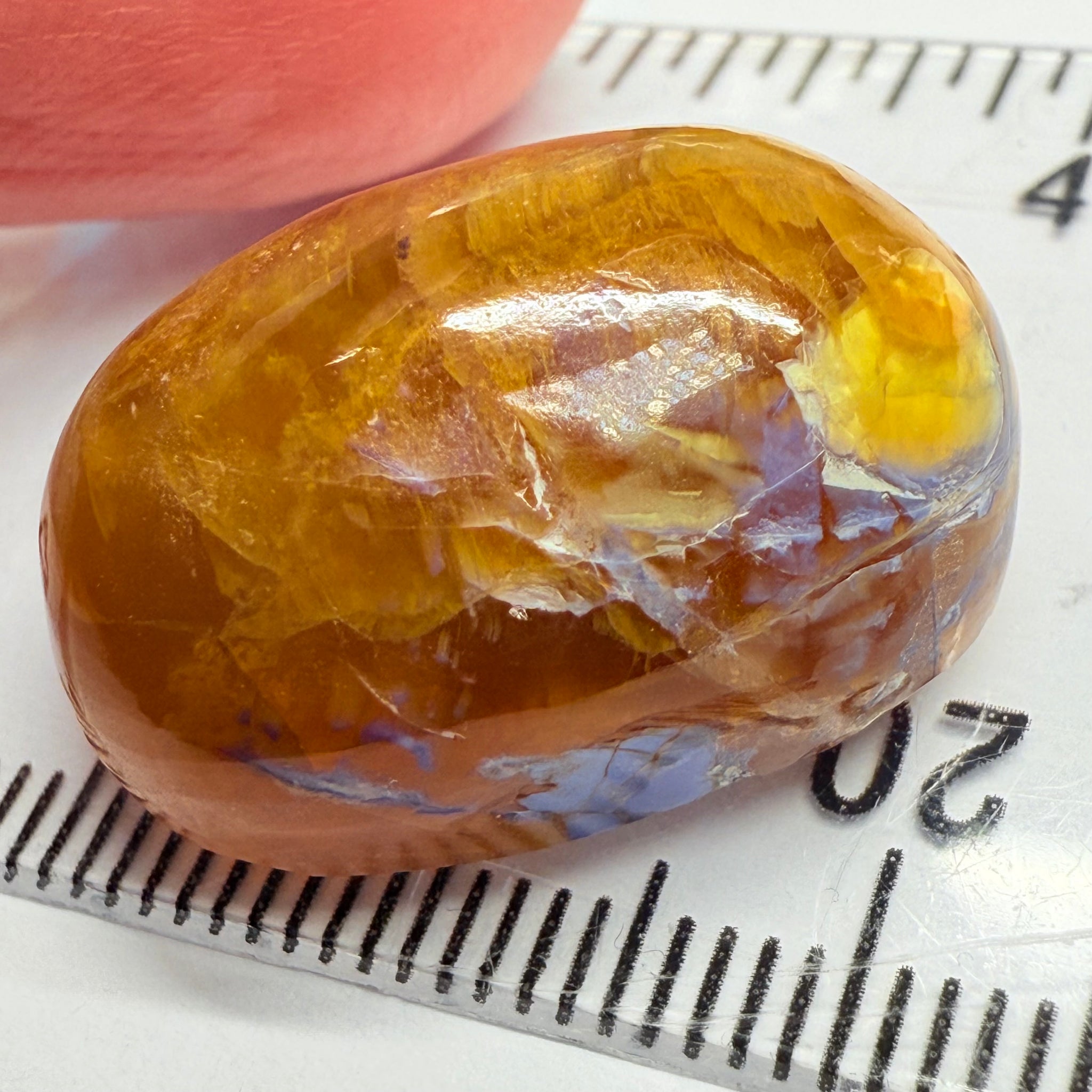 Cats-Eye Opal, 28.18ct, Tanzania, Untreated Unheated, weak cats eye